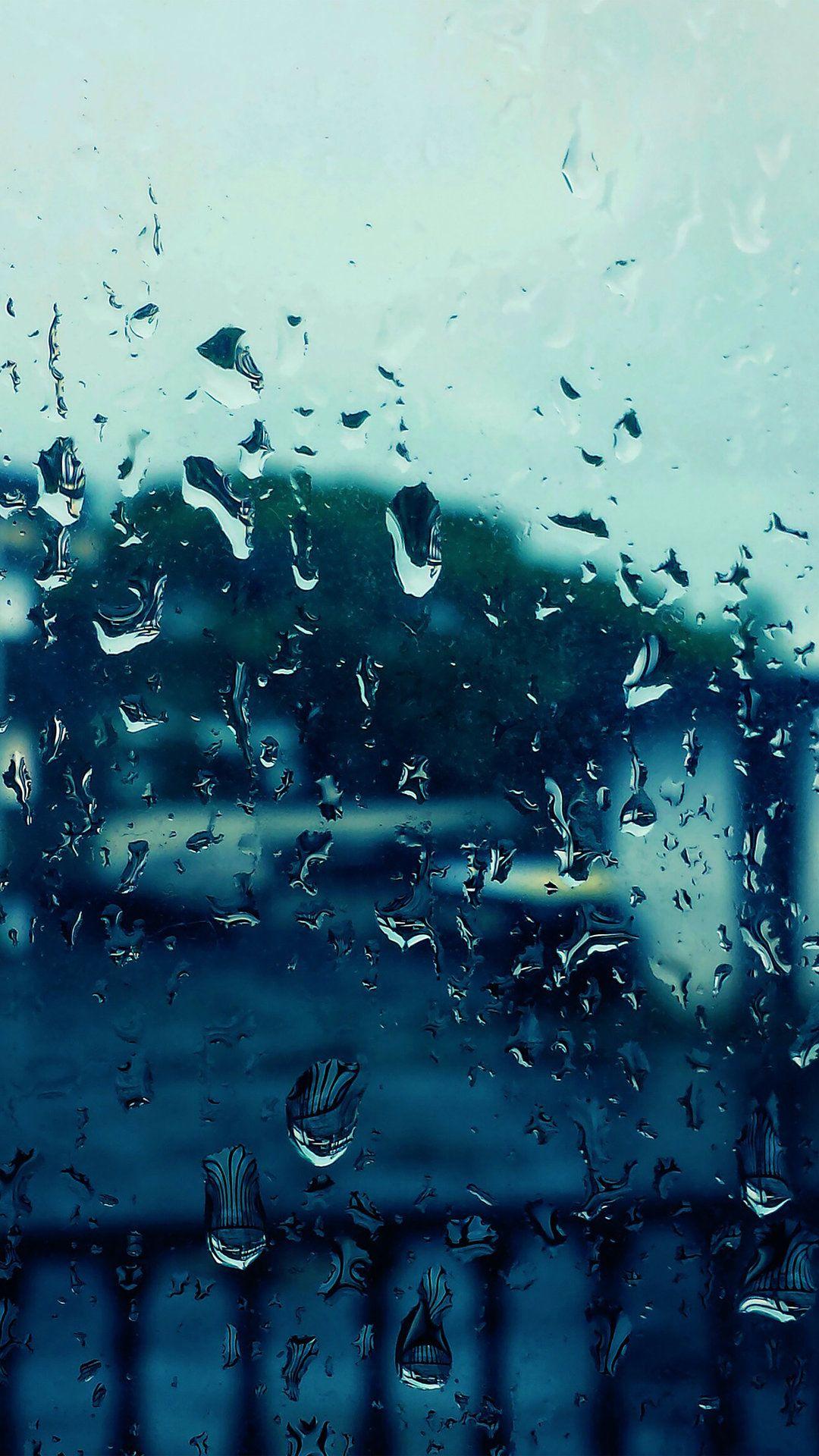 1080x1920 Window glass wet with rain