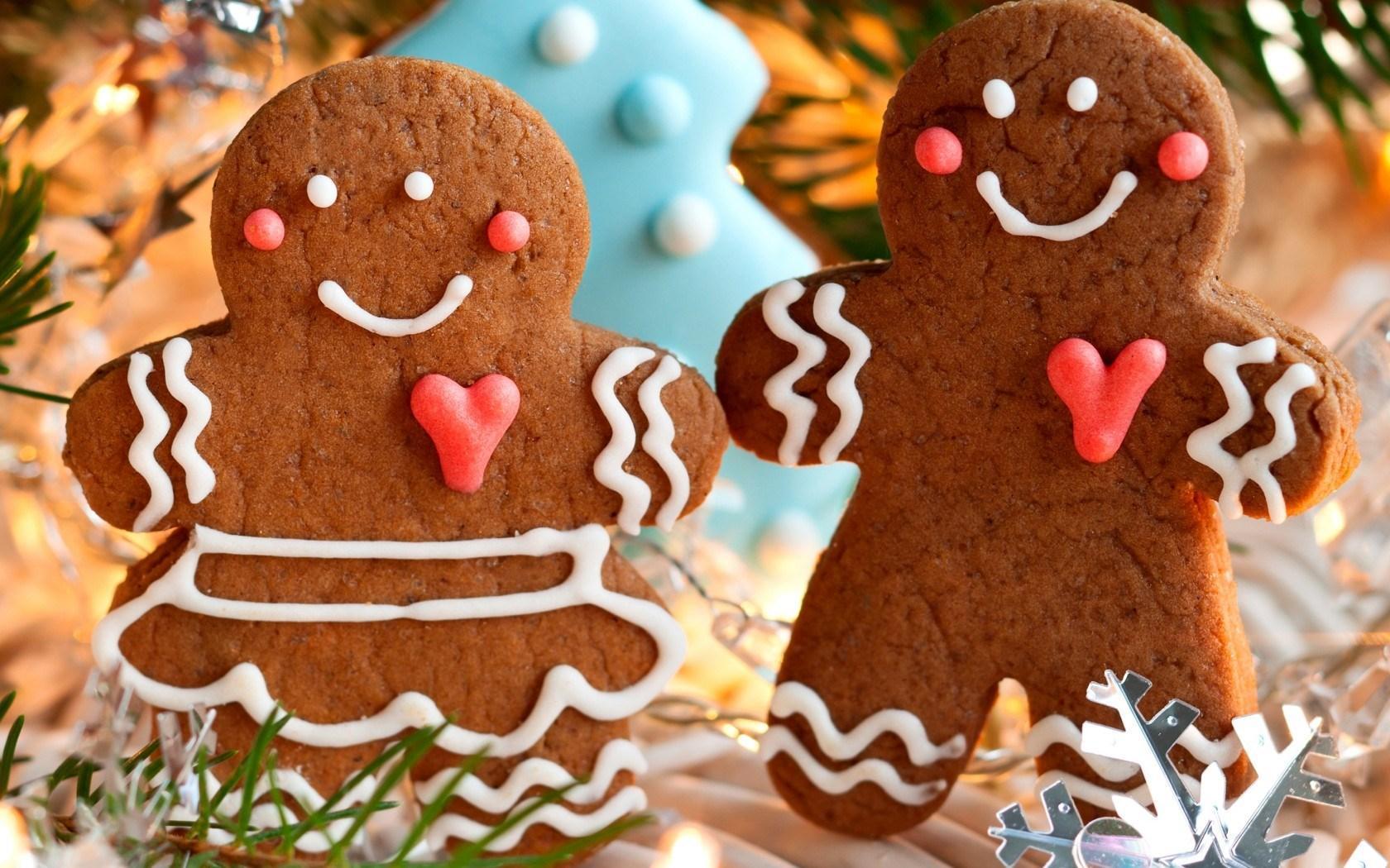 1680x1050 Cookies Figurines Baking Christmas Food Winter HD desktop wallpaper : Widescreen : High Definition