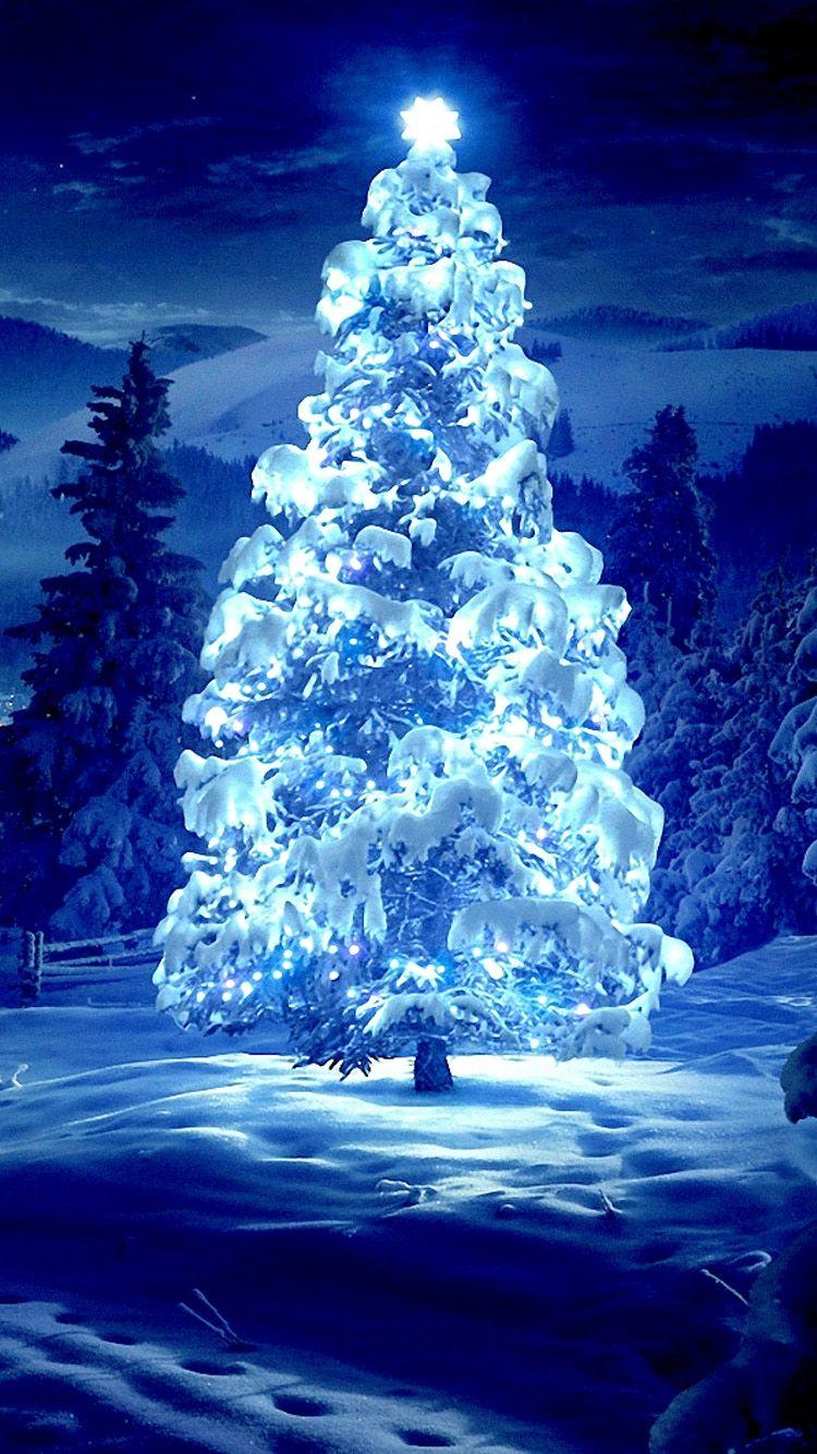 750x1334 Free download Beautiful Christmas Tree iPhone 6 Wallpaper HD