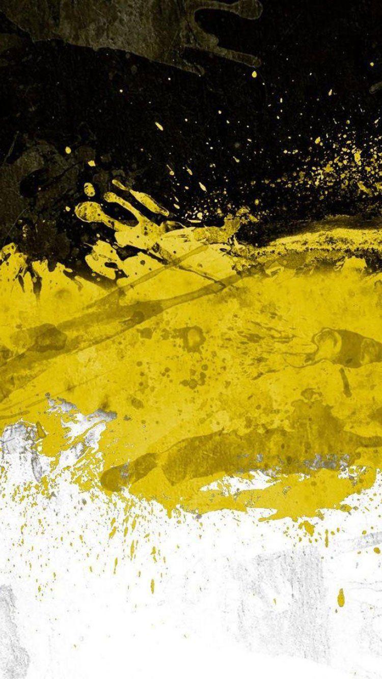 750x1334 Yellow Wallpaper 4k iPhone