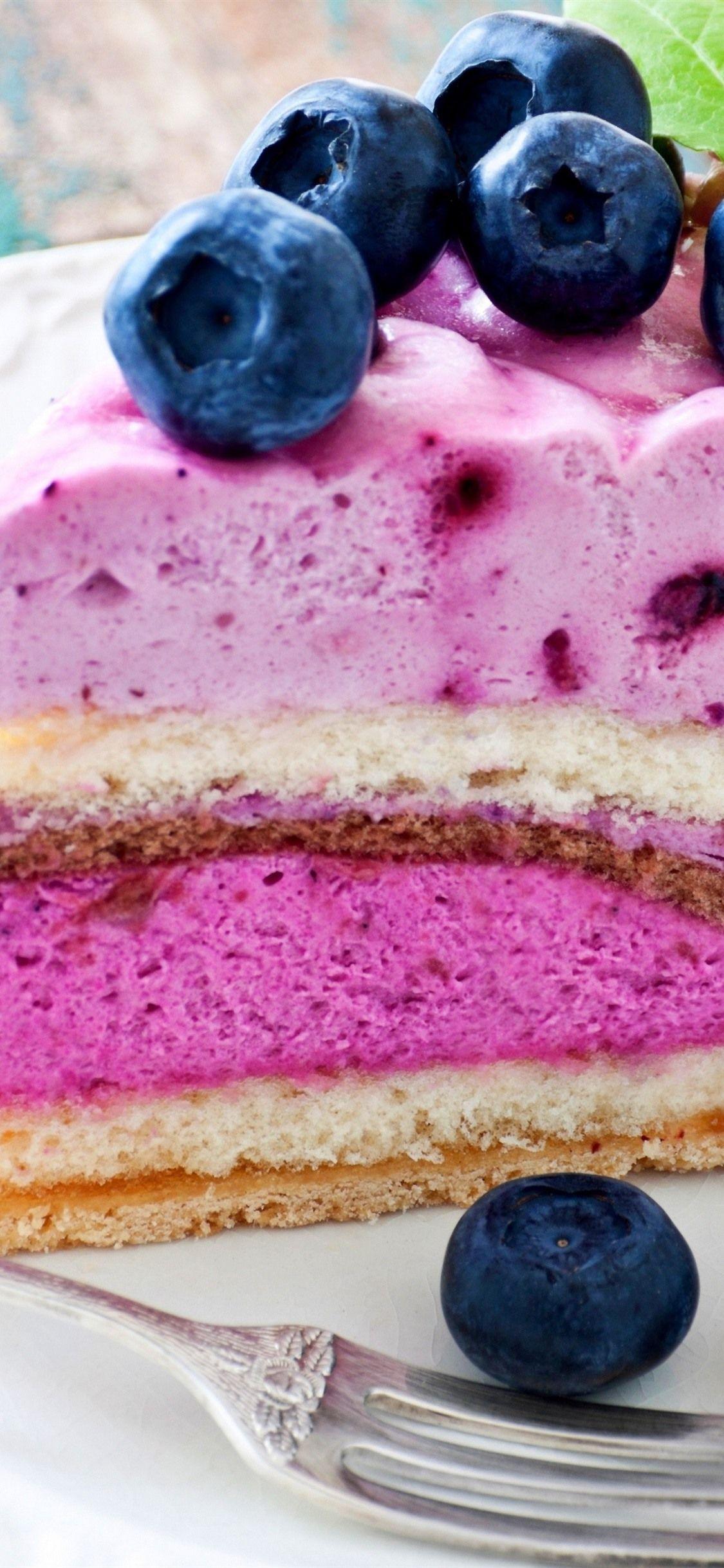 1125x2436 One Piece Cake, Pink, Blueberry 1125x2436 IPhone 11 Pro XS X