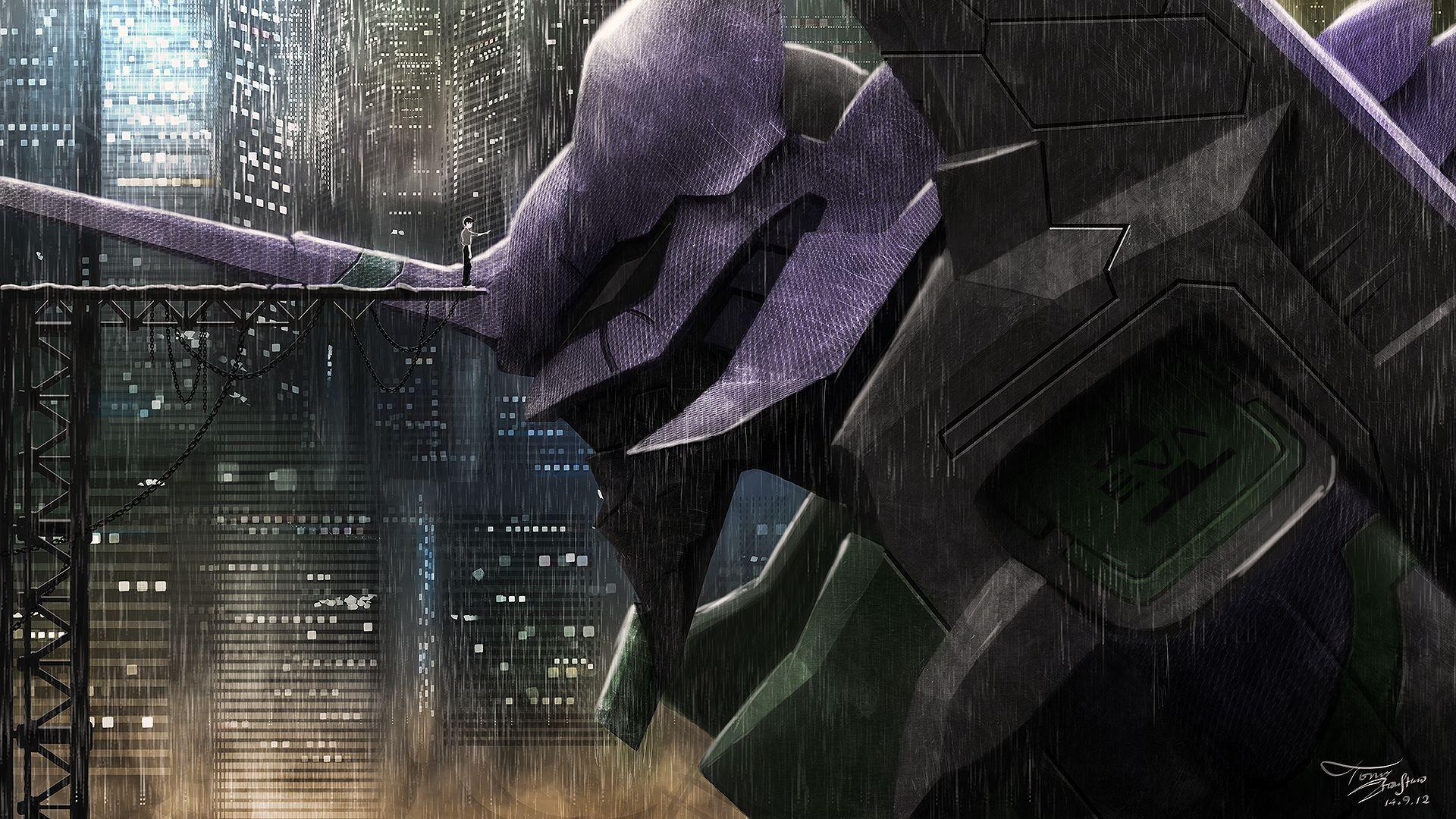 1920x1080 Evangelion Unit 01 And Ikari Shinji
