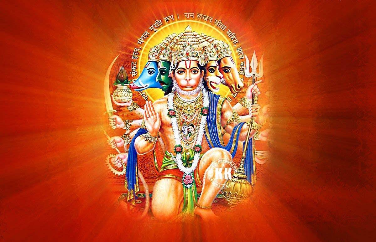 Best of Panchmukhi Hanuman Wallpapers -1200x773 Panchmukhi Hanuman Wallpaper