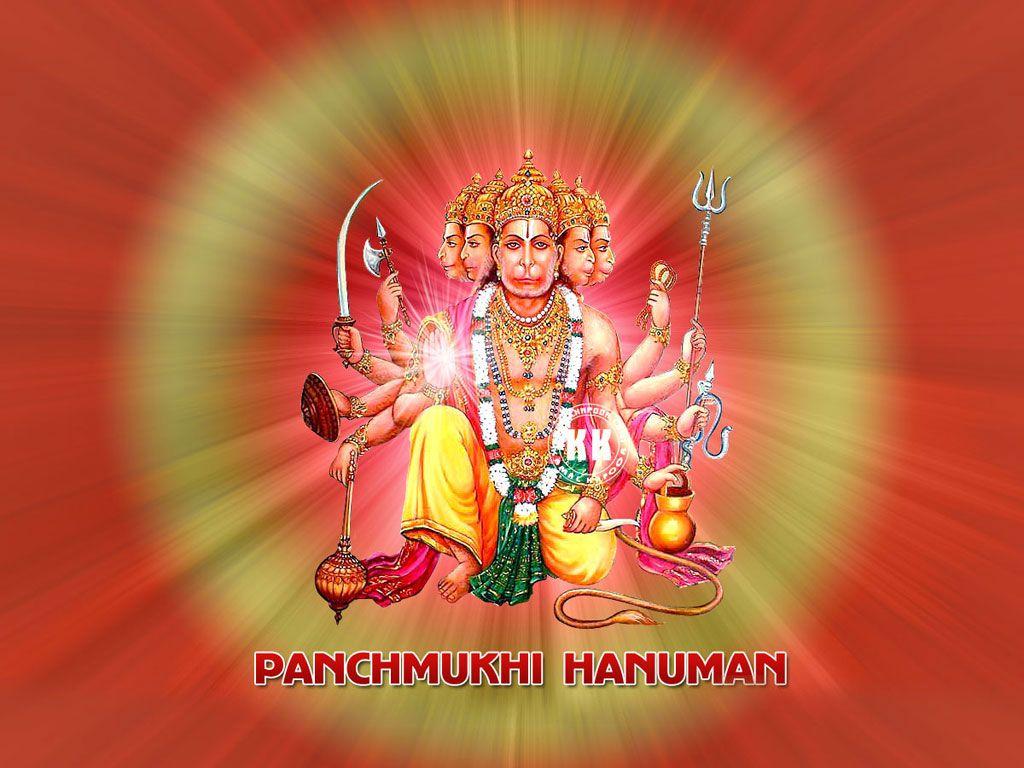 Best of Panchmukhi Hanuman Wallpapers -1024x768 Panchmukhi Hanuman Wallpaper for Desktop