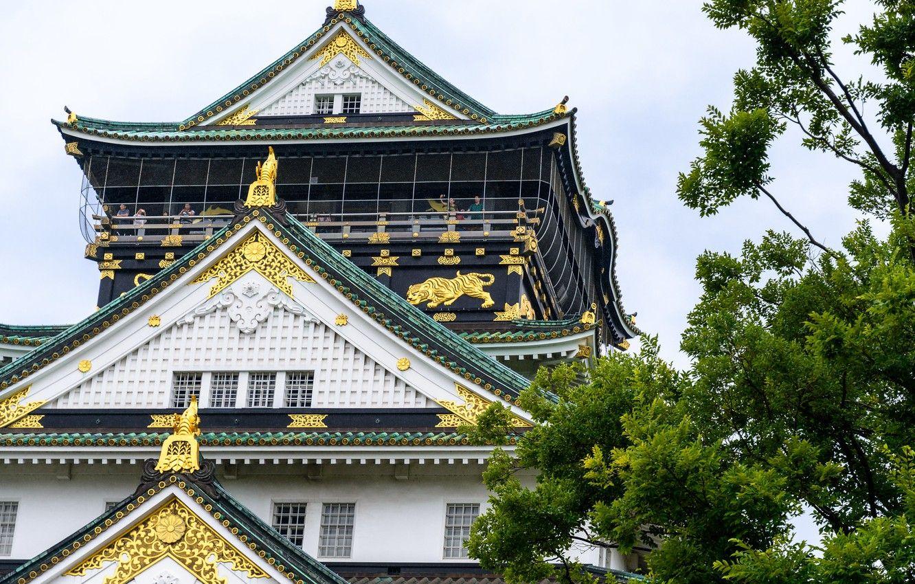1332x850 Wallpaper castle, Japan, Japan, Osaka Castle image for desktop