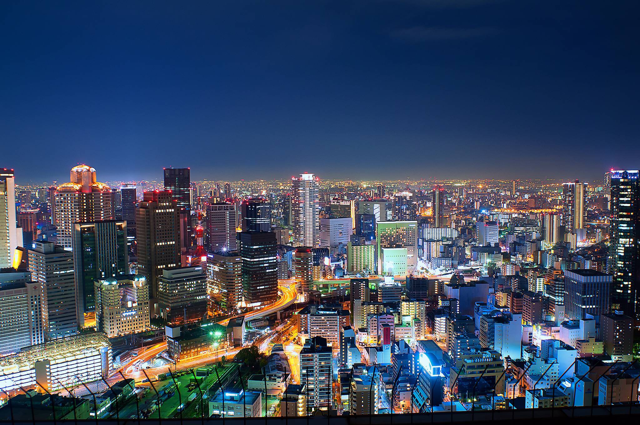 2048x1360 Osaka Wallpaper. Osaka Japan Wallpaper