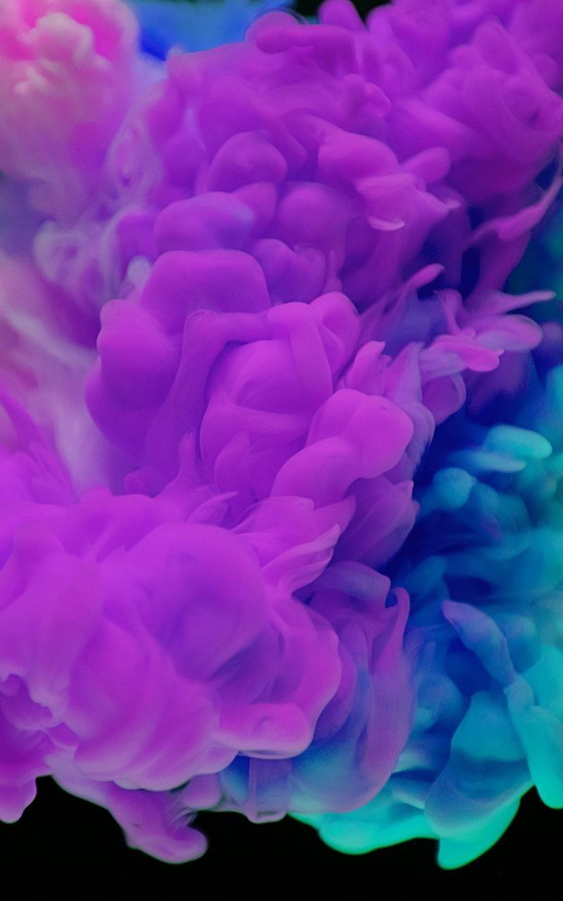 800x1280 Blue And Pink Galaxy Wallpaper