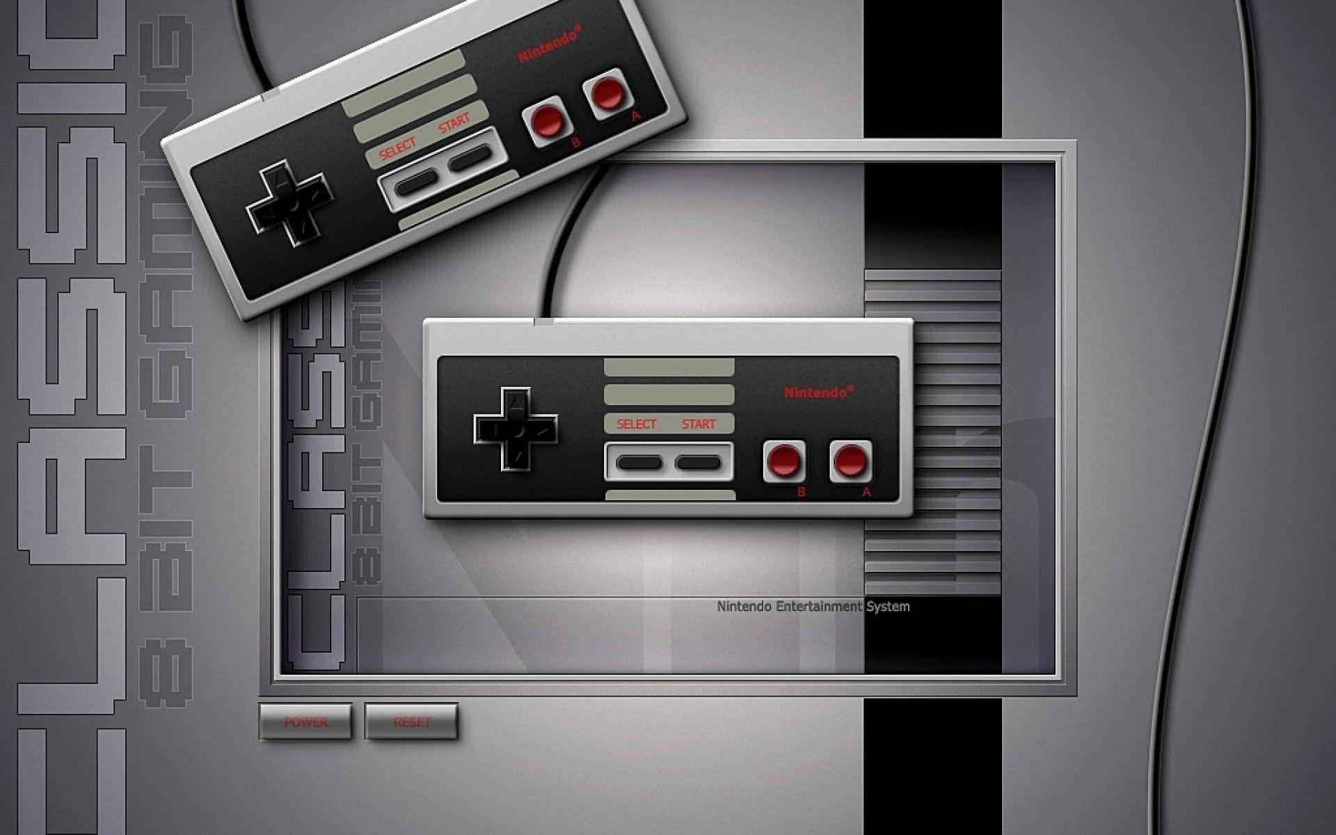 1920x1200 Nintendo video games old school gamepad controllers nes wallpaper
