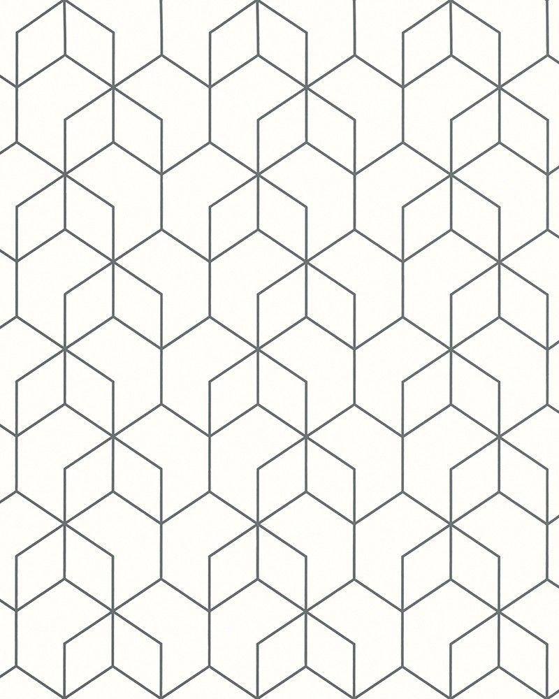 800x1000 Dimensions 3D Geometric Black and White Wallpaper HI40 Wallpaper Sales
