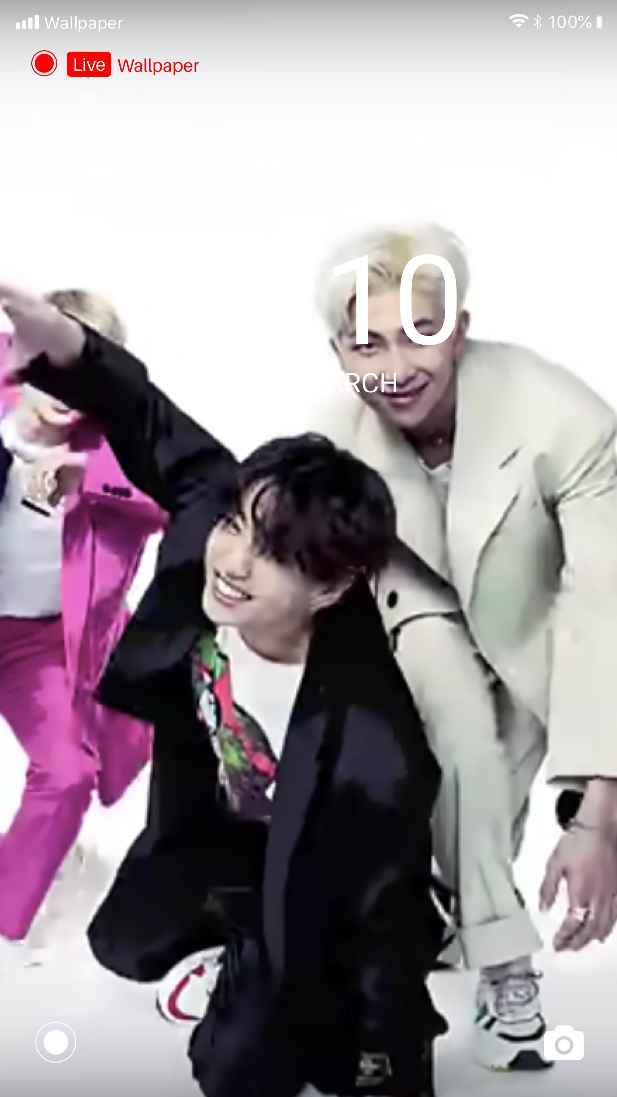 1242x2208 Live Wallpaper for BTS for Android