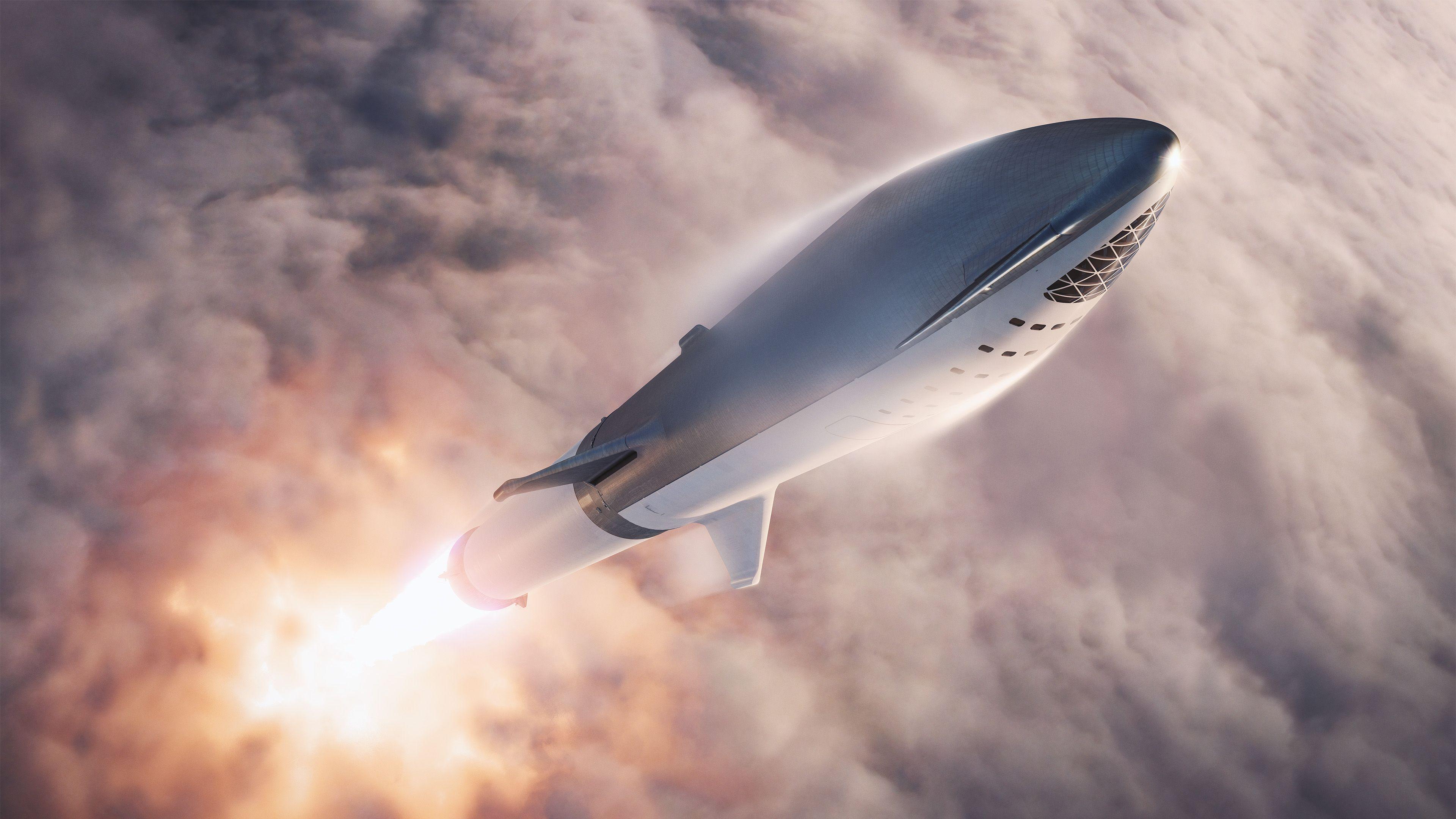 3840x2160 Wallpaper 4k Space X Rocket 4k 4k Wallpaper, Hd Wallpaper