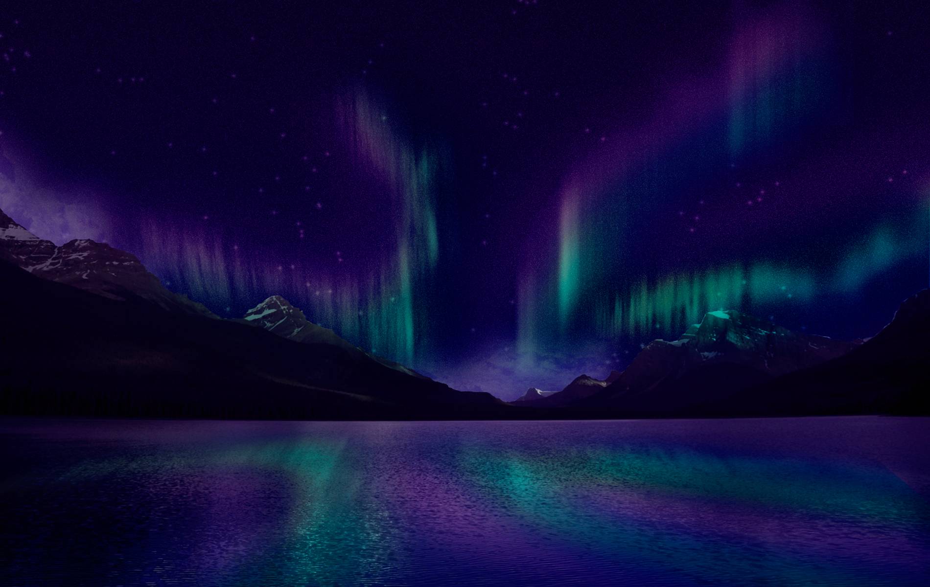 1900x1200 Aurora Borealis Wallpaper HD .