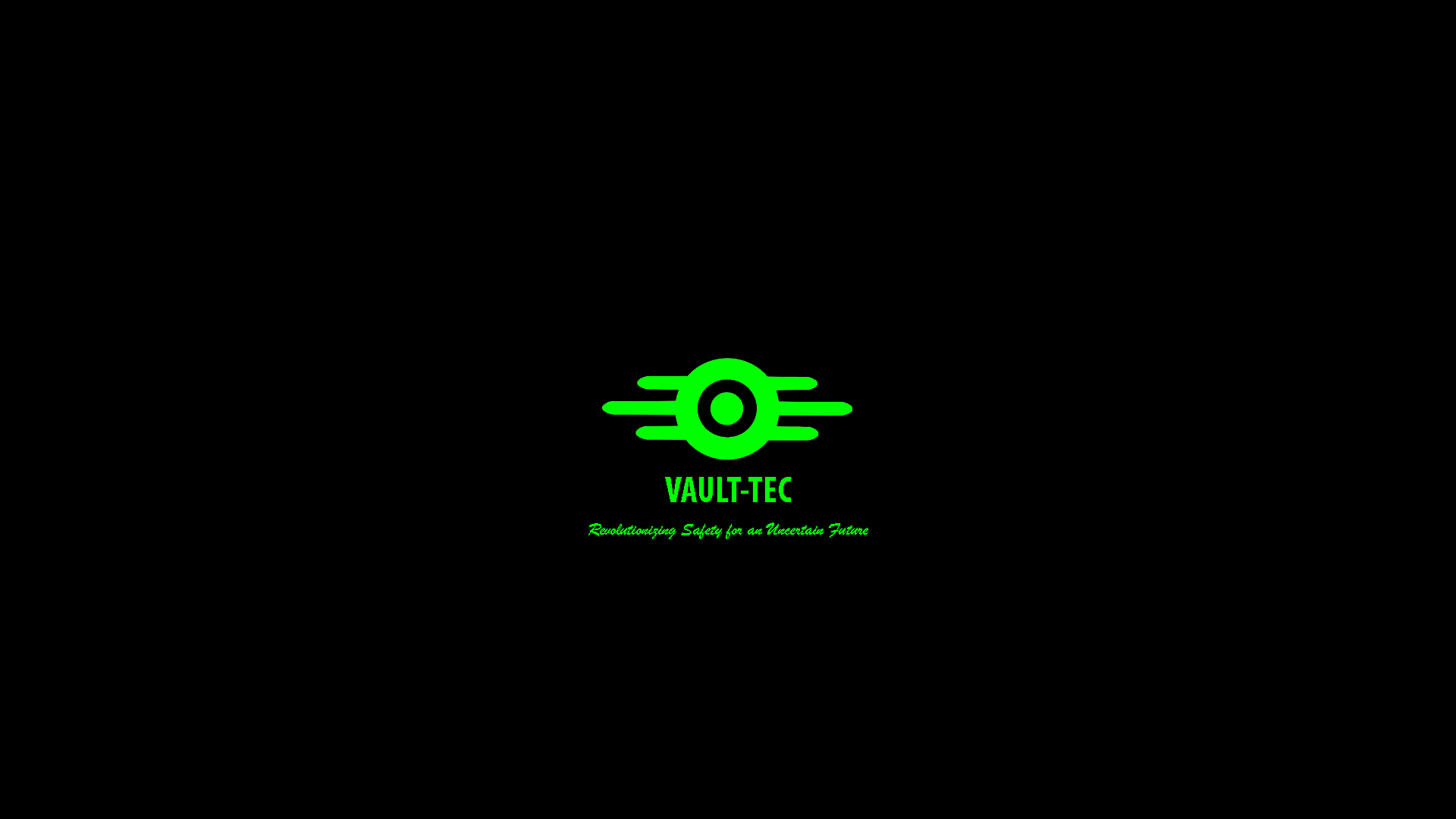 1920x1080 Simple Vault Tec Wallpaper That I Made 1080p, Other Sizes