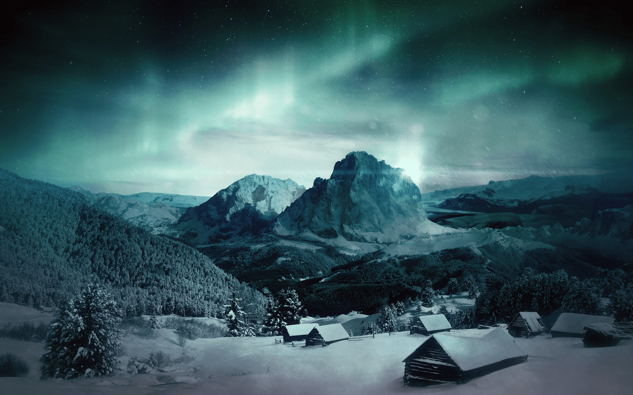 2560x1600 Aurora Borealis Wallpaper