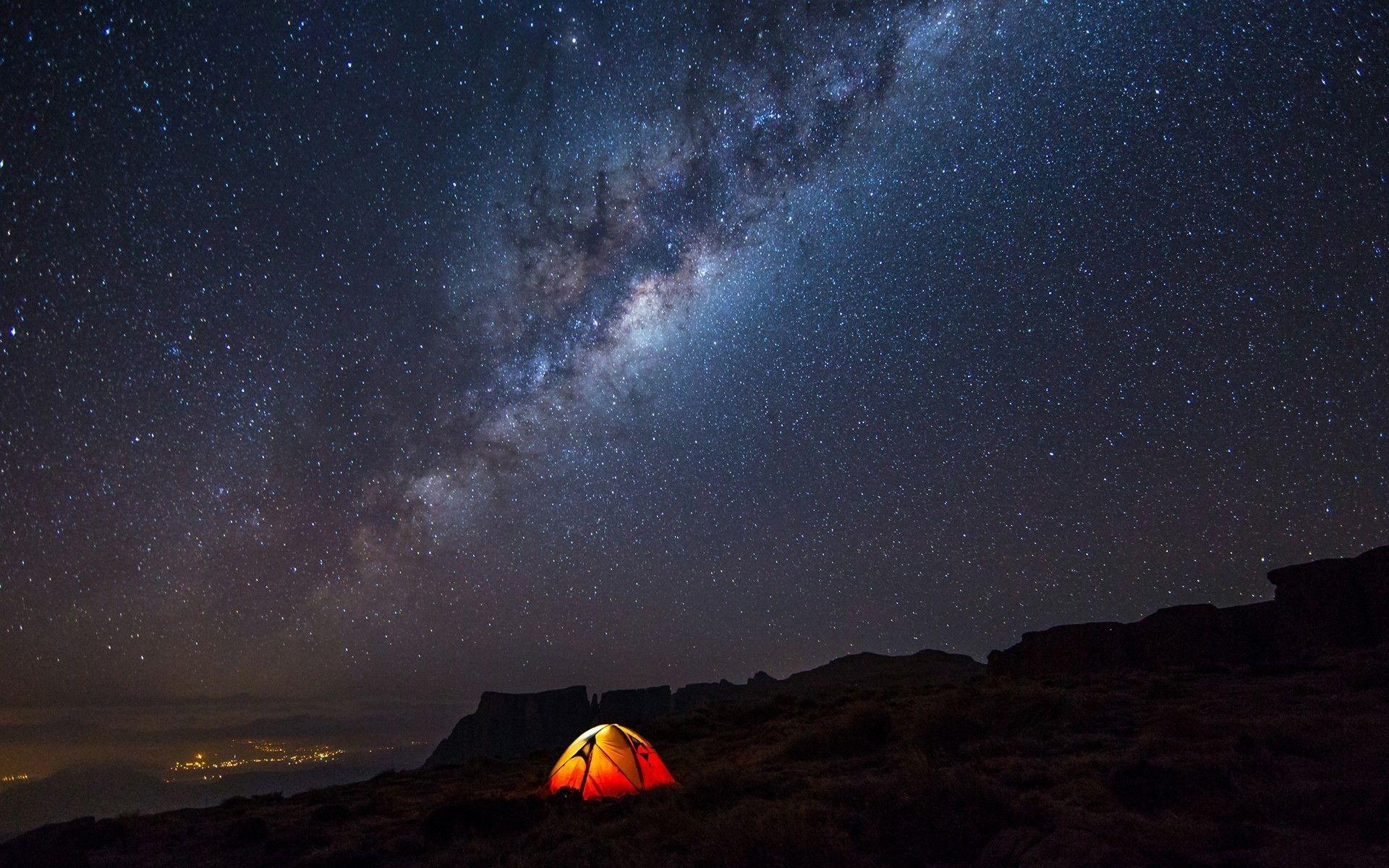 1920x1200 Camping Desktop Wallpaper