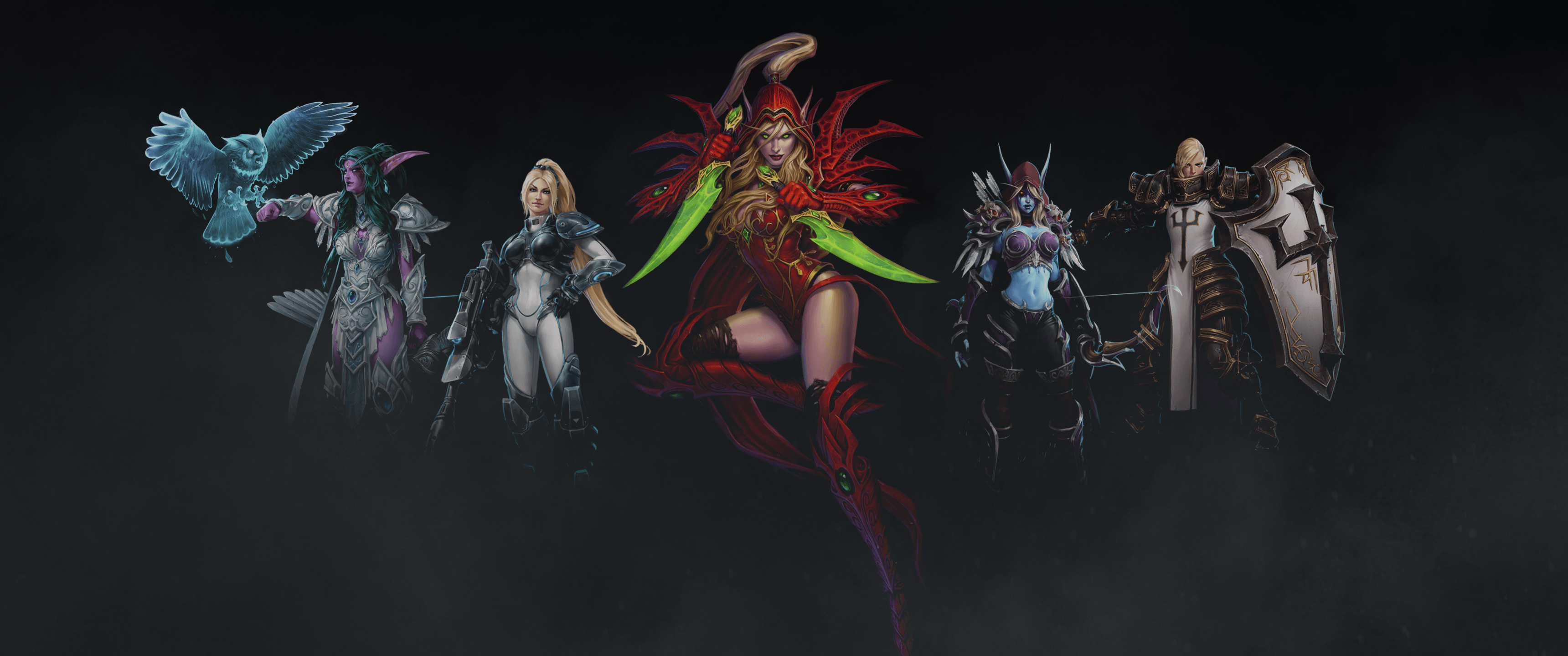 3440x1440 Download 3440x1440 Heroes Of The Storm, Valeera, Sylvanas Windrunner