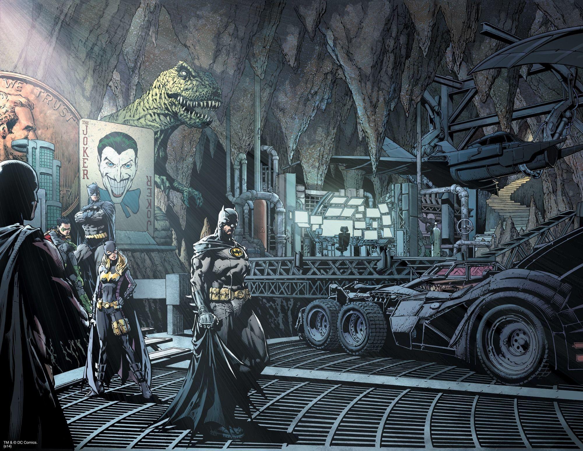 dc superheroes batcave