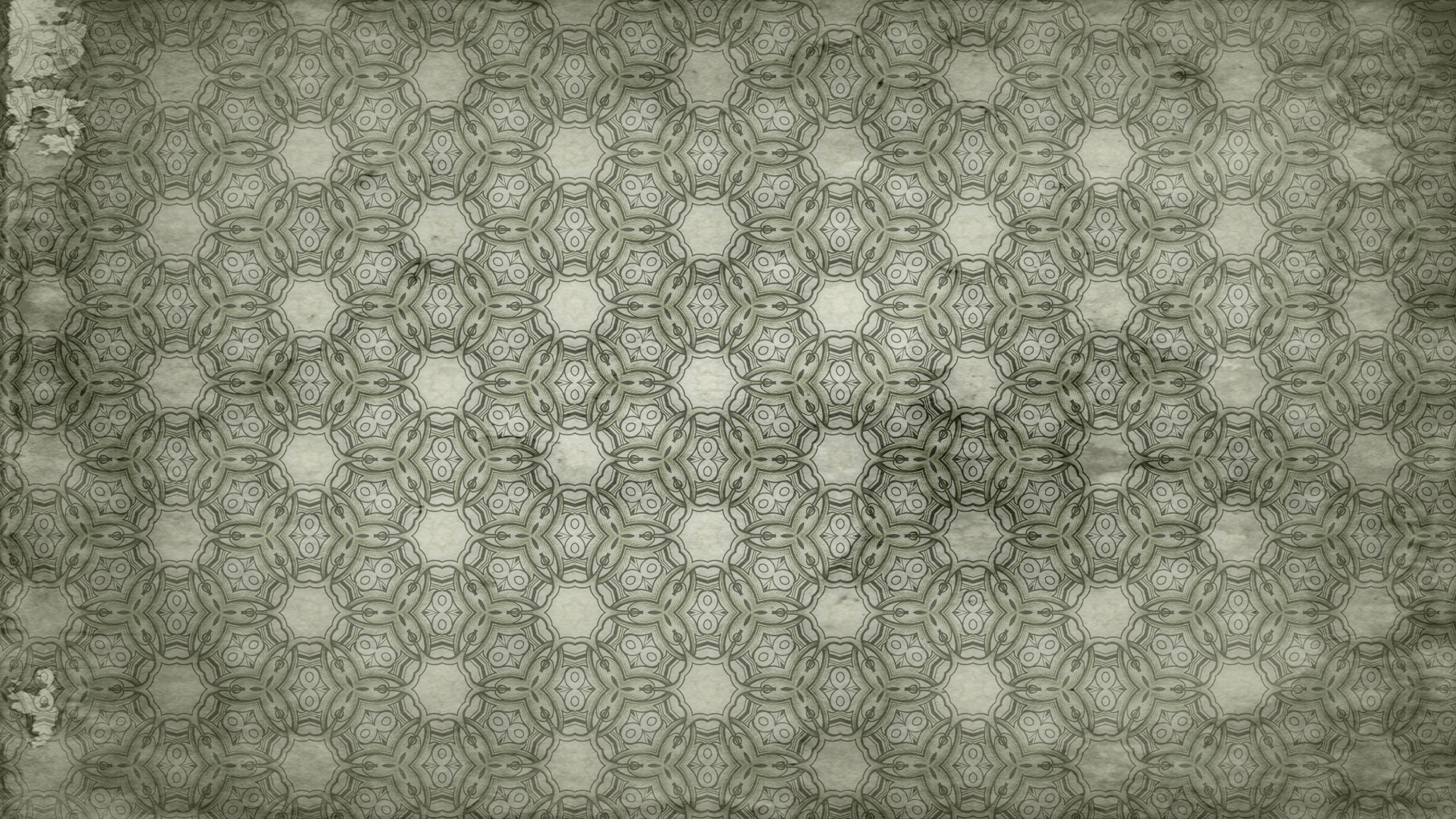 8000x4500 Free Olive Green Vintage Floral Seamless Pattern Wallpaper Design Template