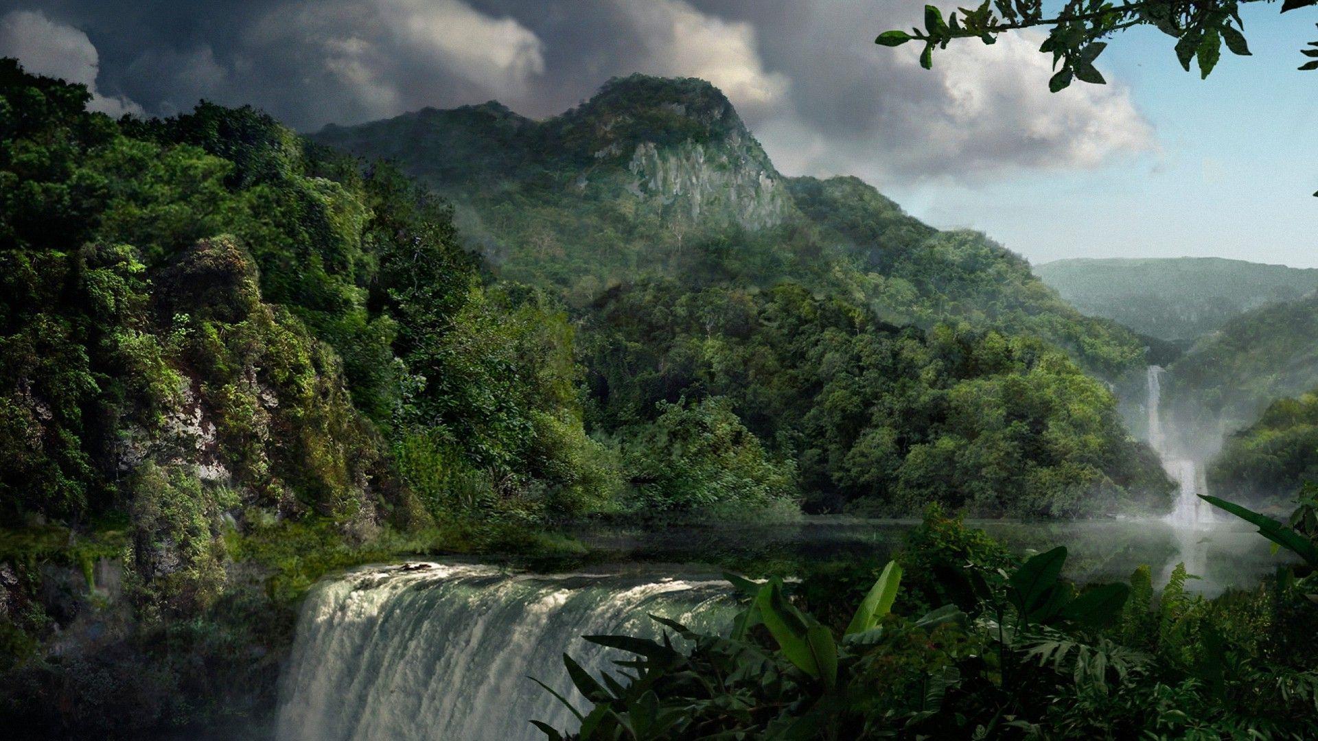 1920x1080 waterfall HD