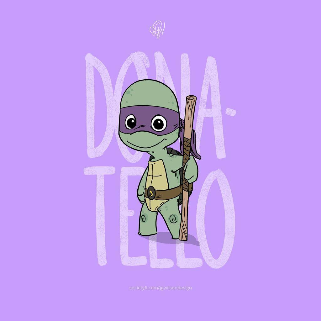 1024x1024 TMNT: Donatello (Cute & Dangerous) iPad wallpaper. Tmnt, iPad wallpaper, Teenage mutant ninja turtles