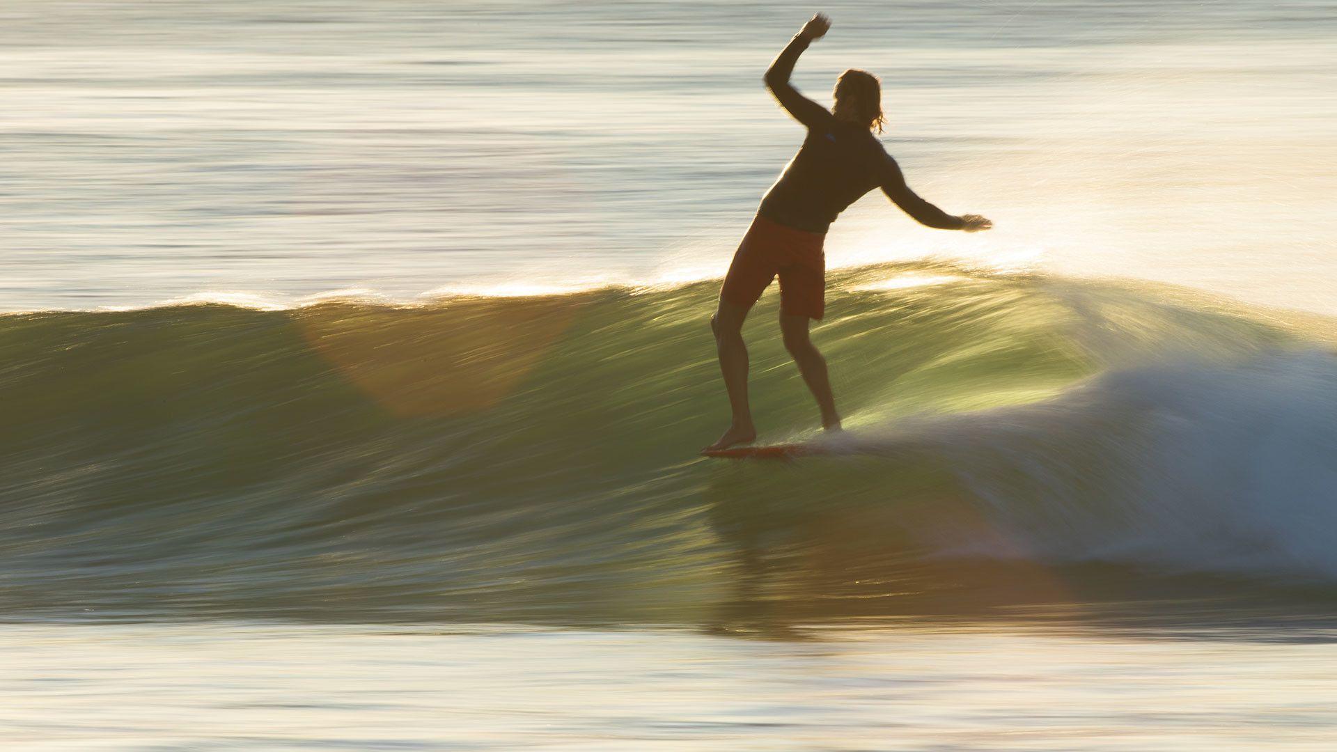 1920x1080 Surfing Longboard Wallpaper