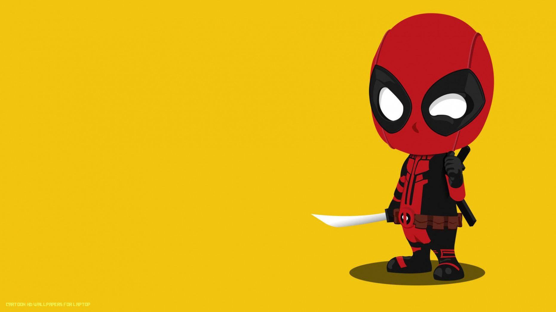1862x1047 Cartton Deadpool Laptop Wallpaper Free Cartton Deadpool