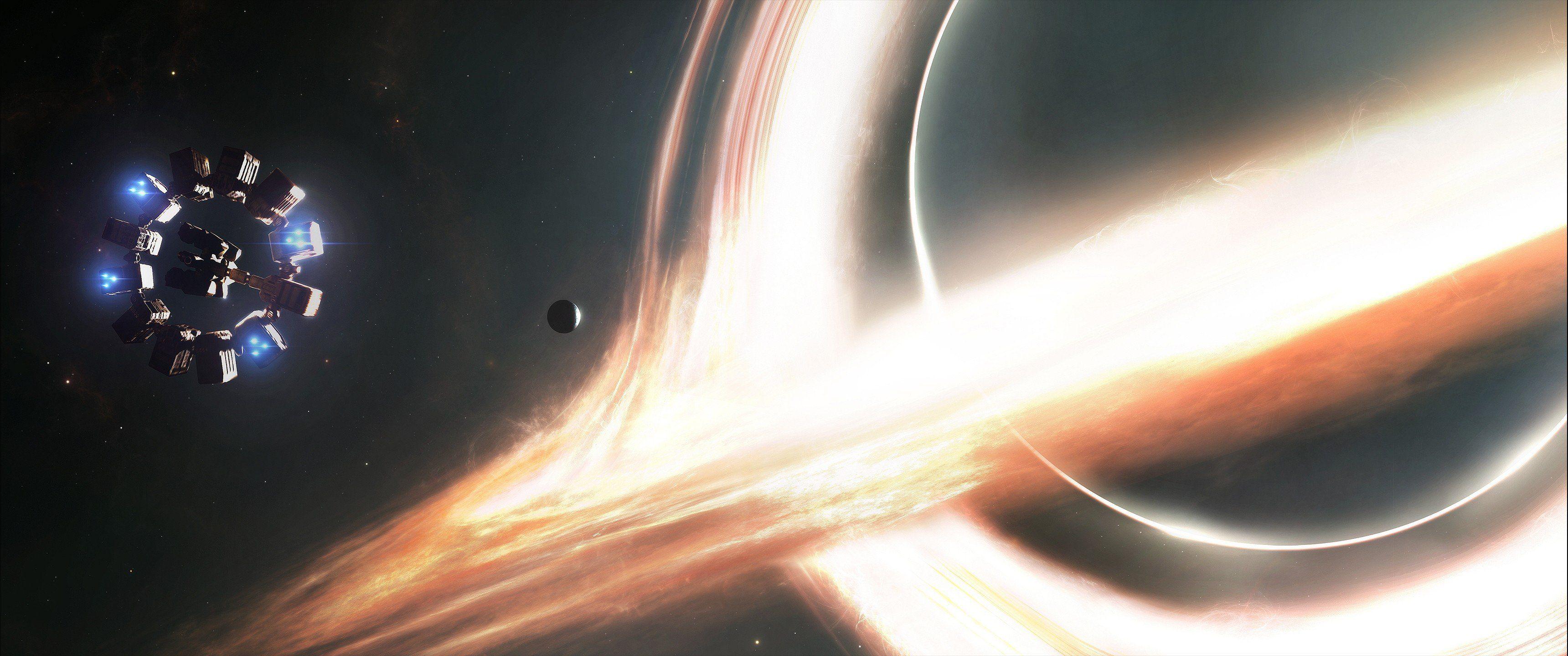 3440x1440 black holes, Interstellar (movie) Wallpaper HD / Desktop and Mobile