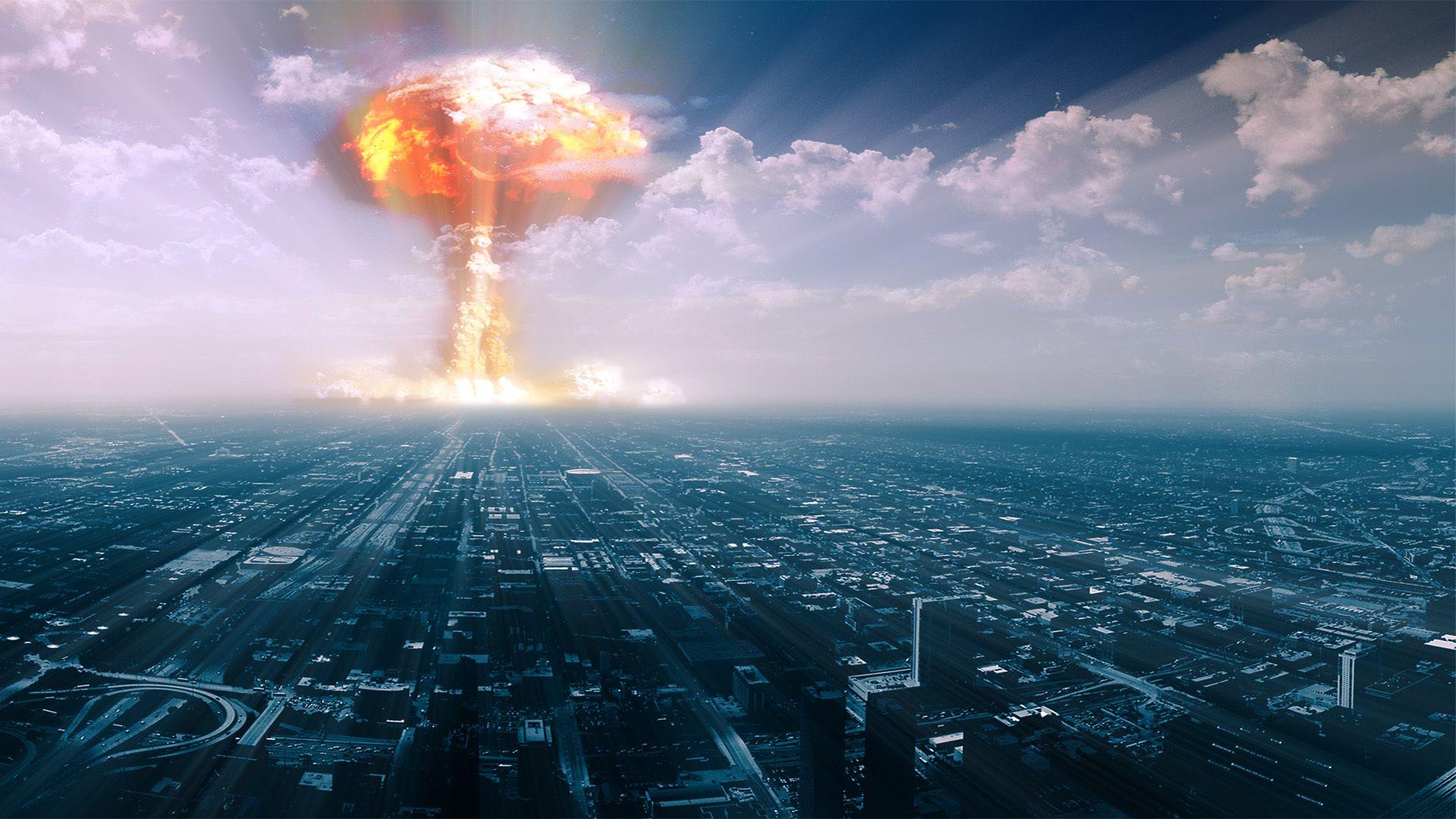 1920x1080 manip, World, Cities, Cg, Digital, Art, Buildings, Explosion