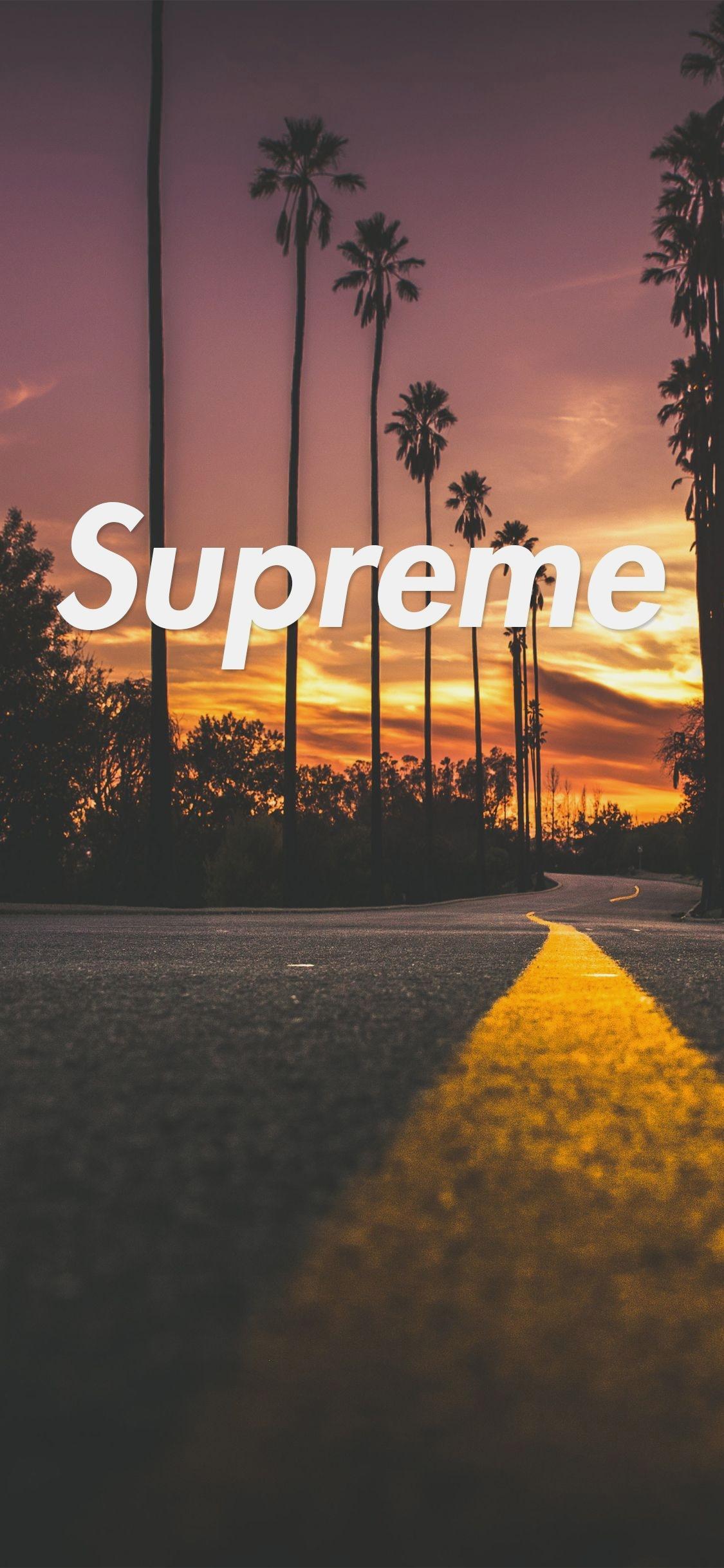 1125x2436 iPhone Supreme HD Wallpaper