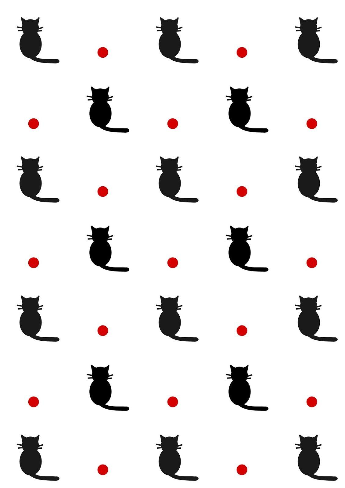 1131x1600 Free digital cat scrapbooking paper Geschenkpapier