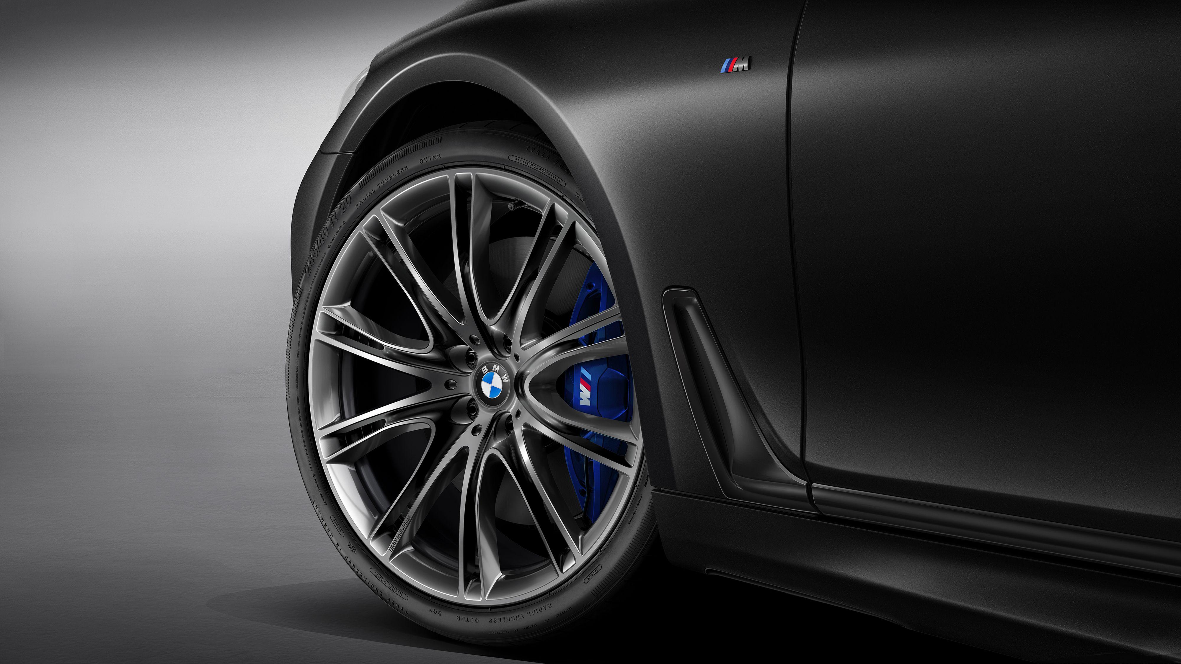 4000x2250 BMW 740Li xDrive M Sport Black Fire Edition 2018 4K Wallpaper. HD