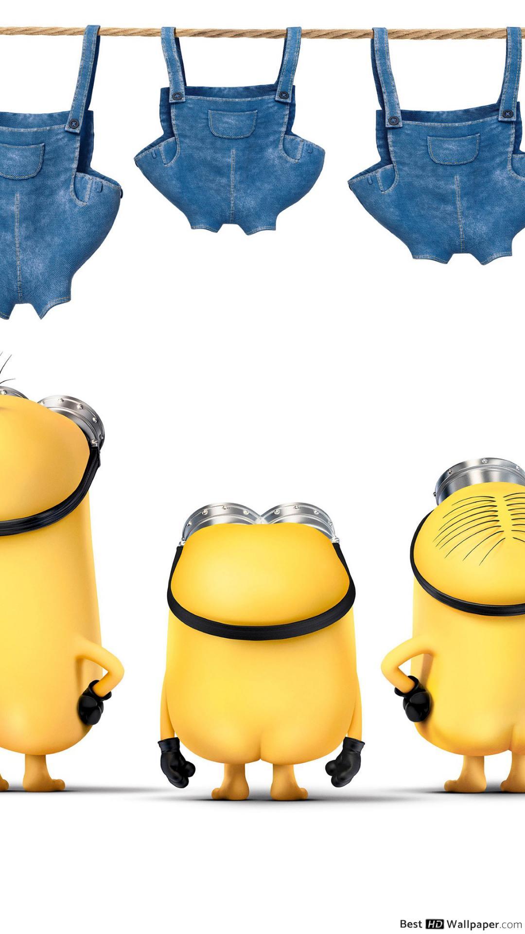 1080x1920 Minions, Stuart and Bob HD wallpaper download
