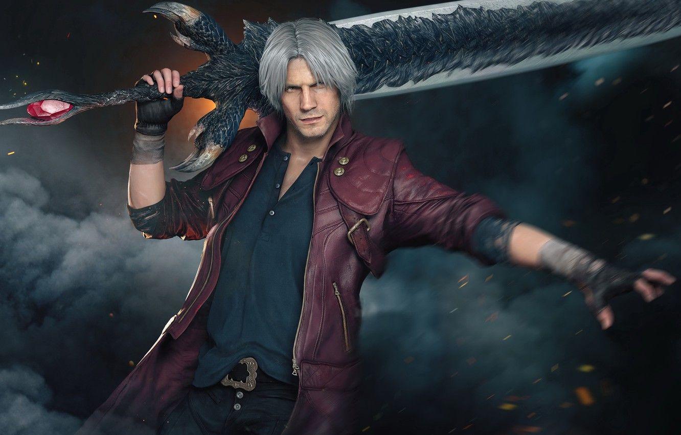 Dante With Sword HD DmC Devil May Cry Wallpapers