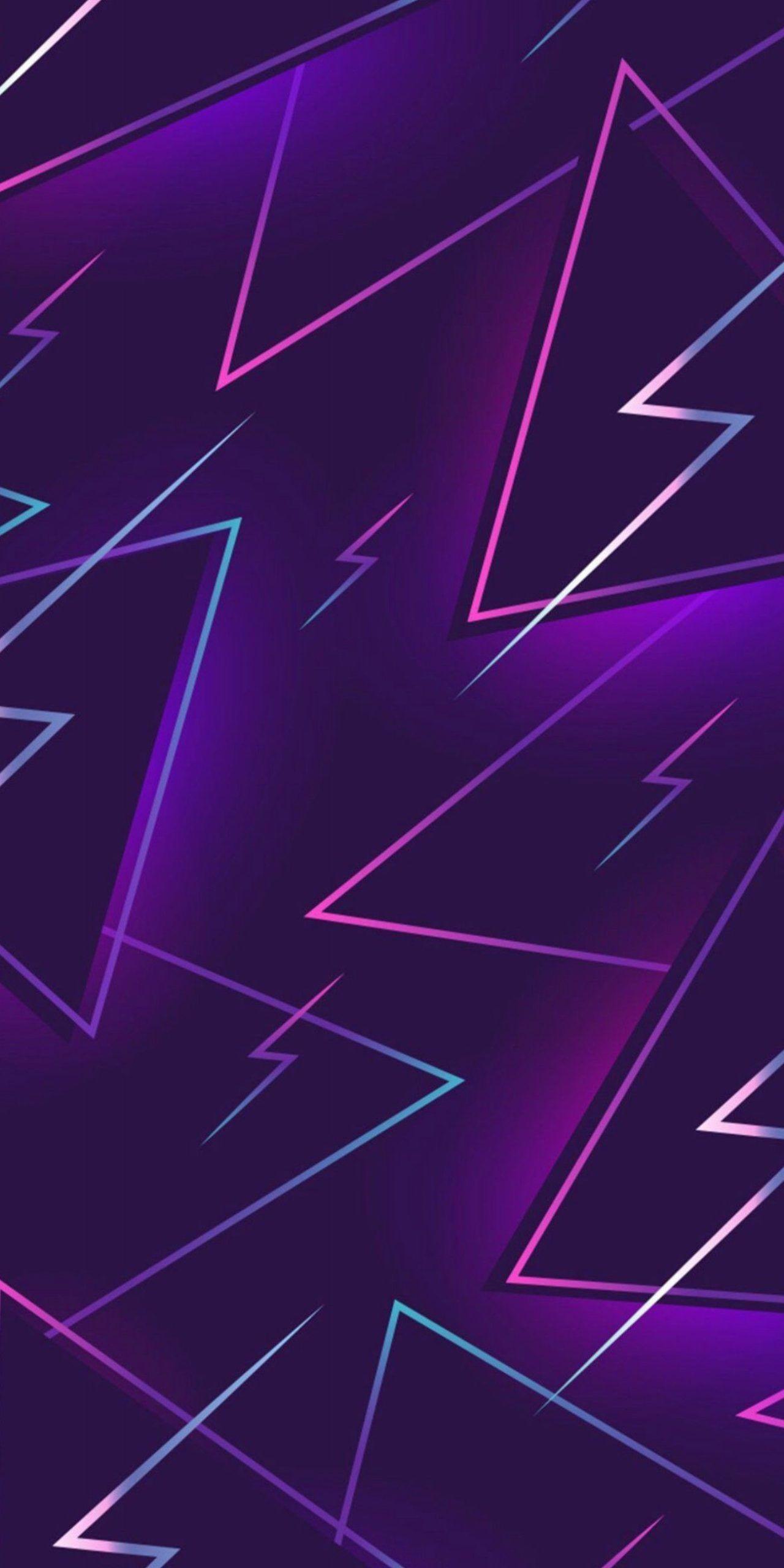 1280x2560 Purple Abstract iPhone Wallpaper