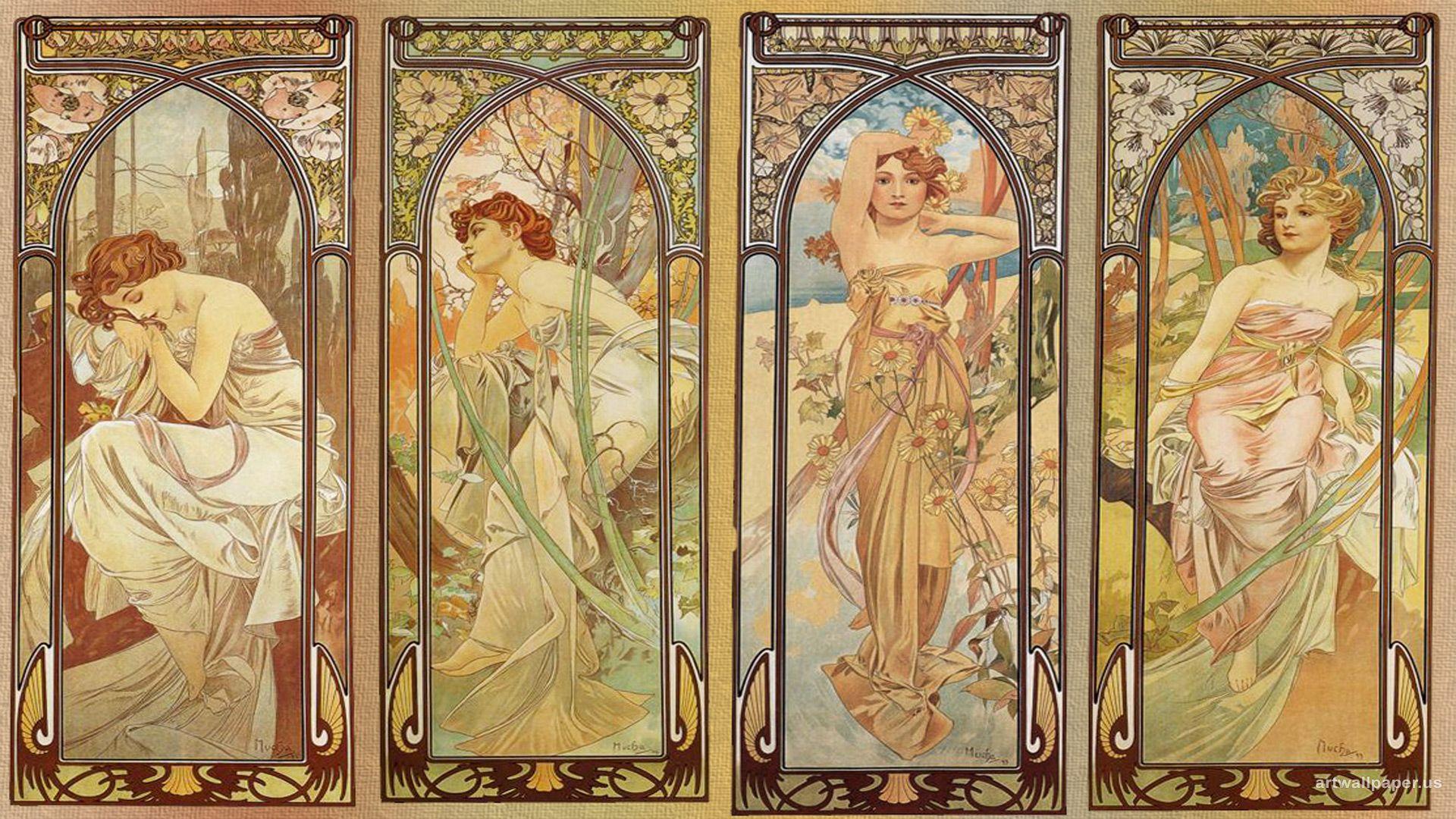 Cool Alphonse Mucha Wallpapers Top Free Cool Alphonse Mucha Backgrounds Wallpaperaccess