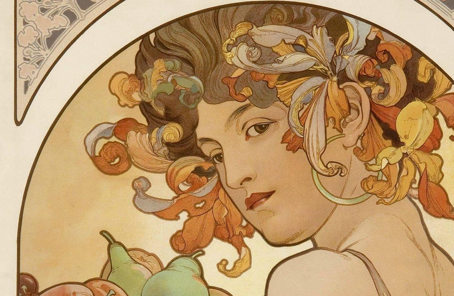 1456x948 Alphonse Mucha Wallpaper. Alphonse mucha, Art nouveau illustration, Art nouveau mucha