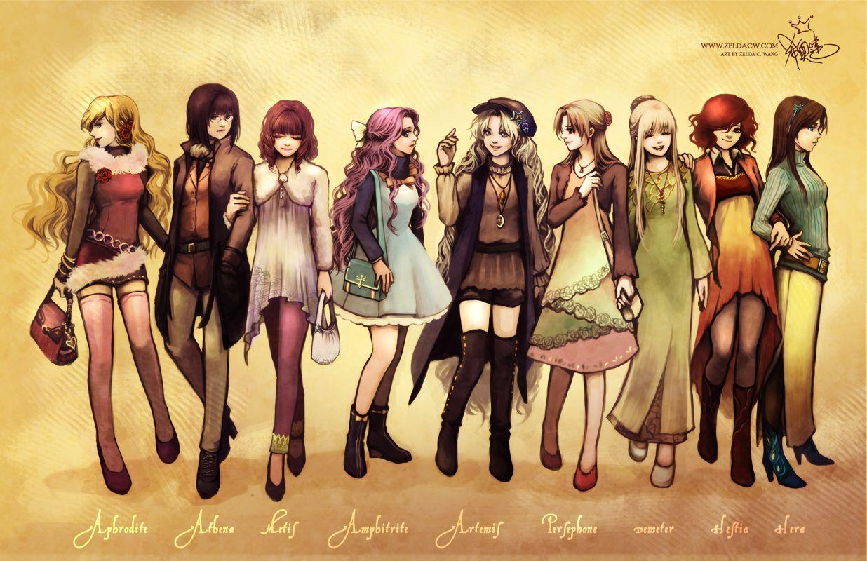 1236x800 Persephone Myths Anime Image Board