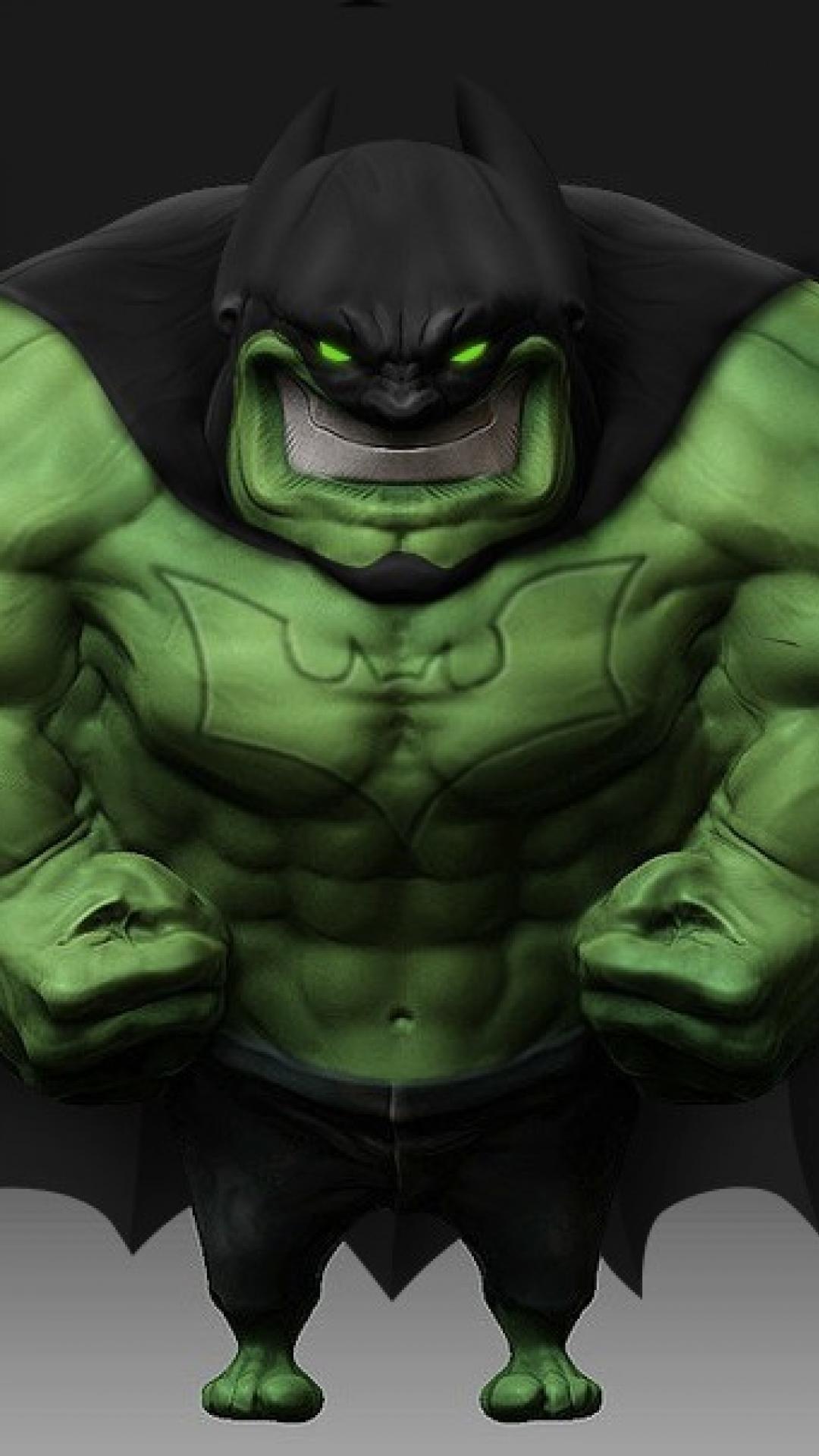 1080x1920 Hulk (comic character) batman artwork wallpaper