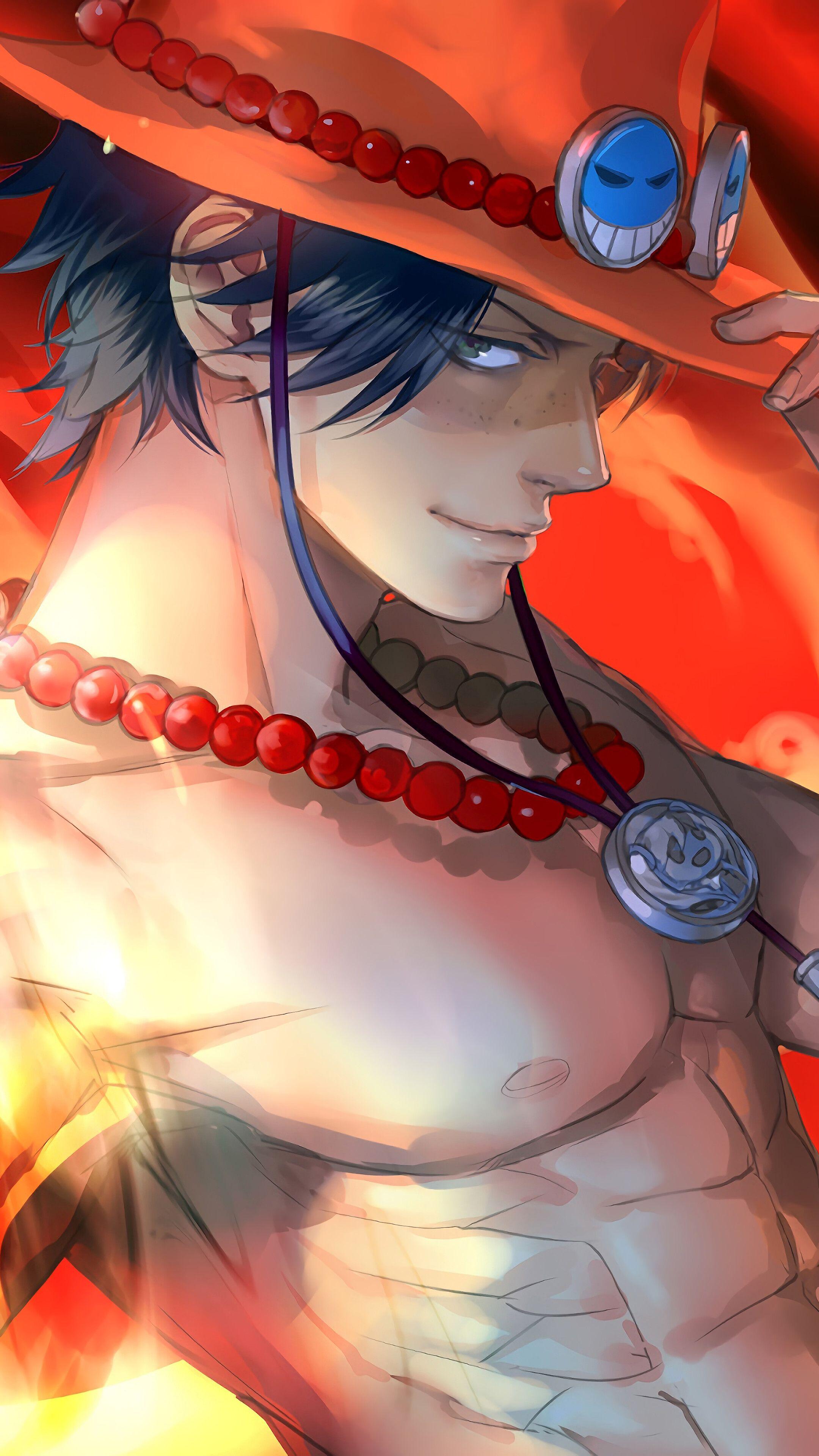 2160x3840 Fire Fist, Ace, One Piece, 4K iPhone 6s, 6 HD