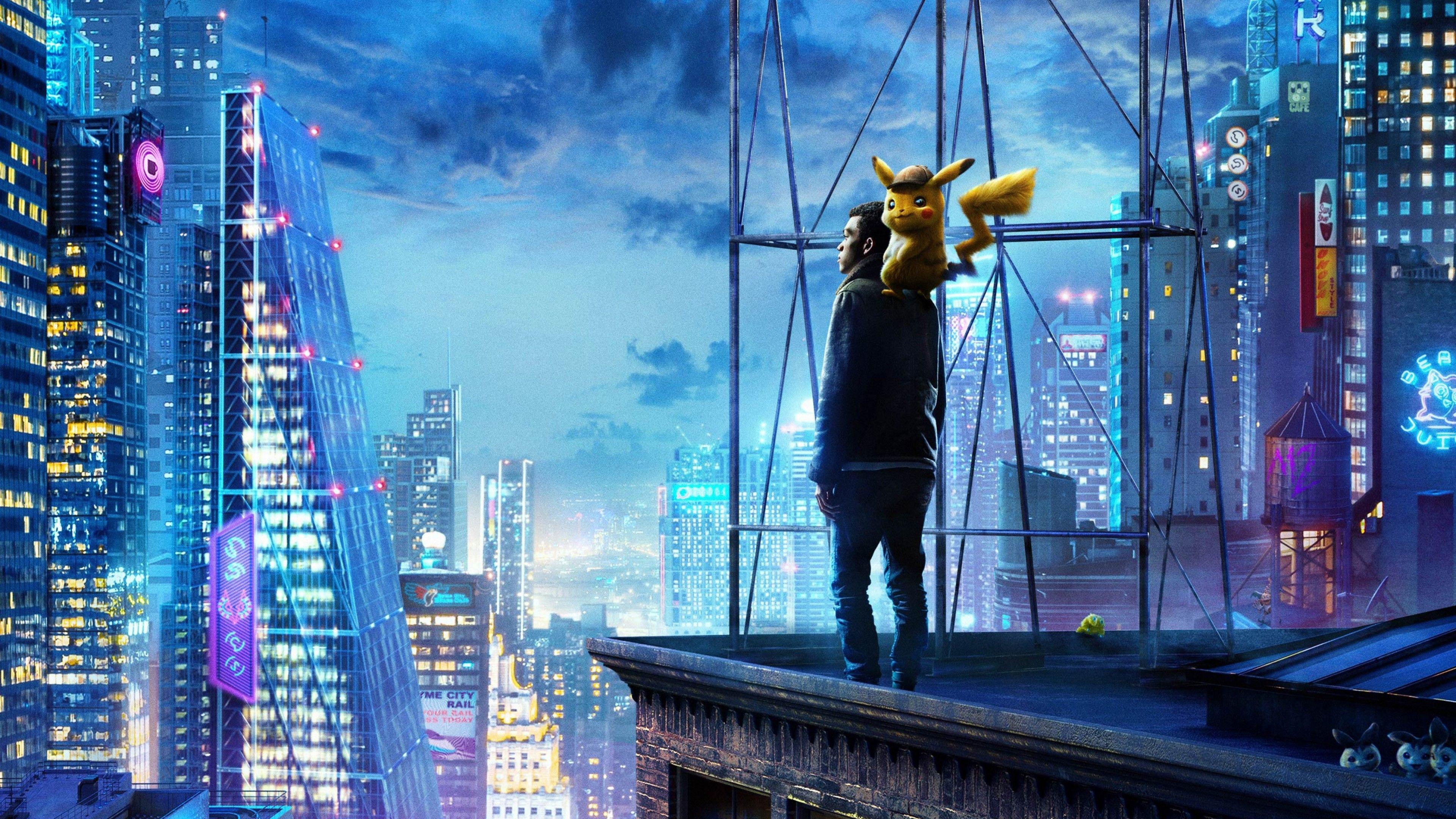 3840x2160 Wallpaper Pokémon Detective Pikachu, 4K, Movies,. Wallpaper for iPhone, Android, Mobile and Desktop
