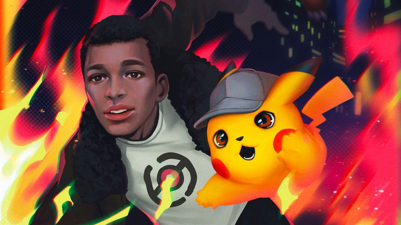 1366x768 Pokemon Detective Pikachu 4k Art 1366x768 Resolution HD