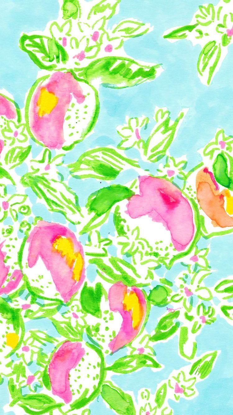 750x1334 Pink Lemonade Pulitzer. Lilly pulitzer prints, Flower