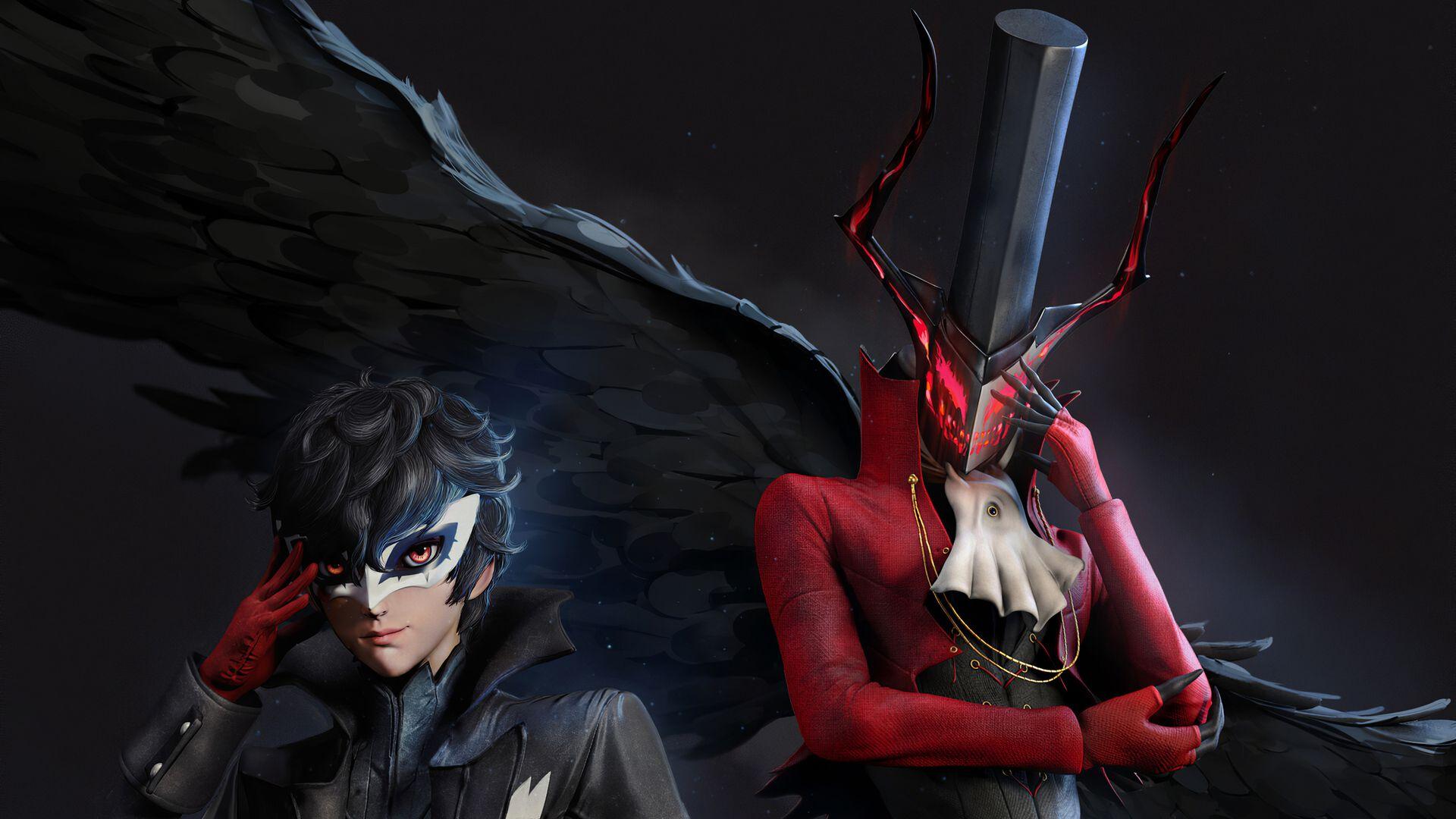 1920x1080 Joker And Arsene From Persona 5 Laptop Full HD 1080P HD