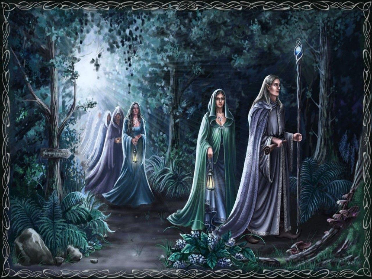 1280x960 Elven Forest Wallpaper