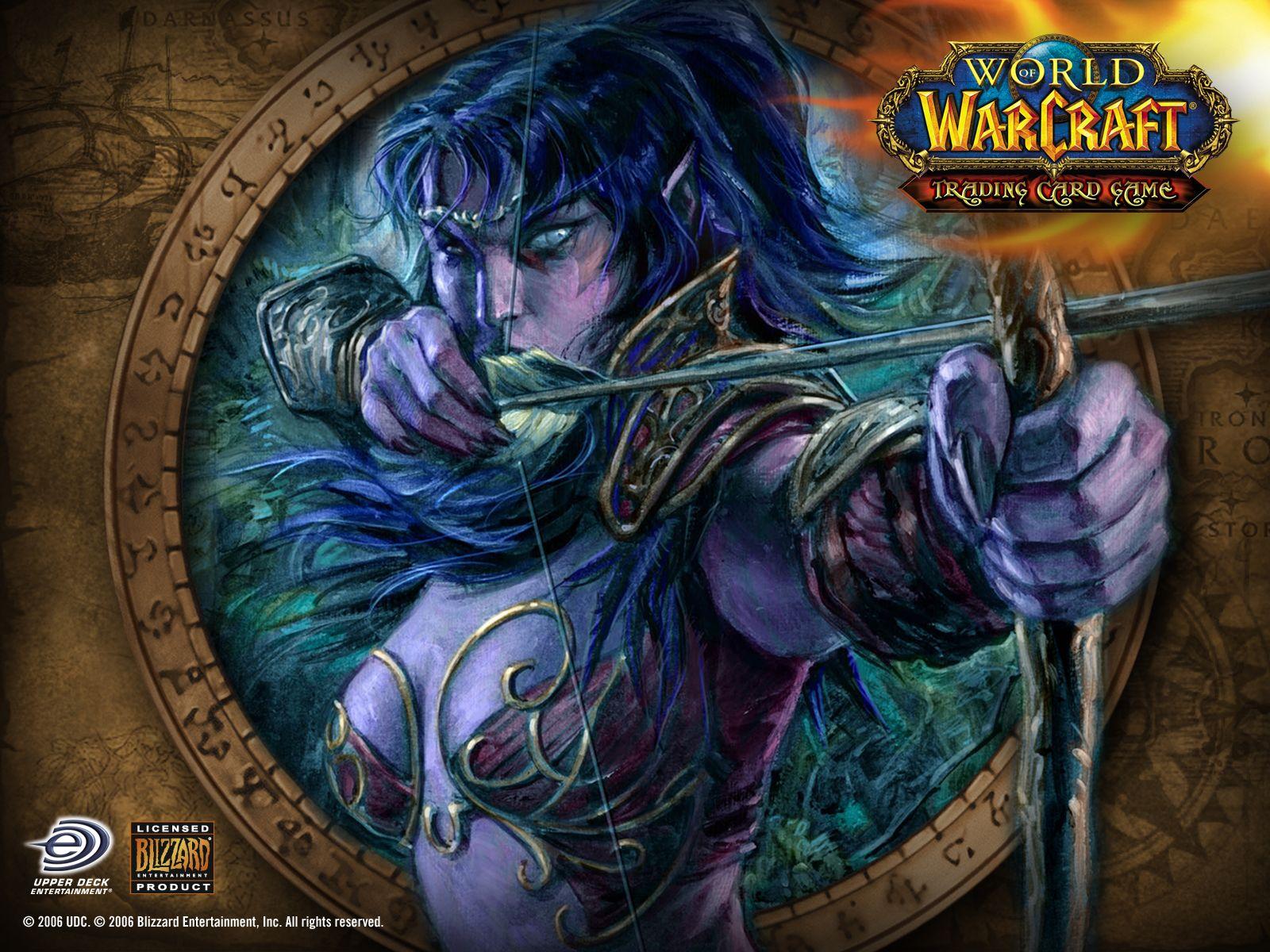 1600x1200 world, Of, Warcraft, Hunter, Elves, Night, Elf Wallpaper HD / Desktop and Mobile Background