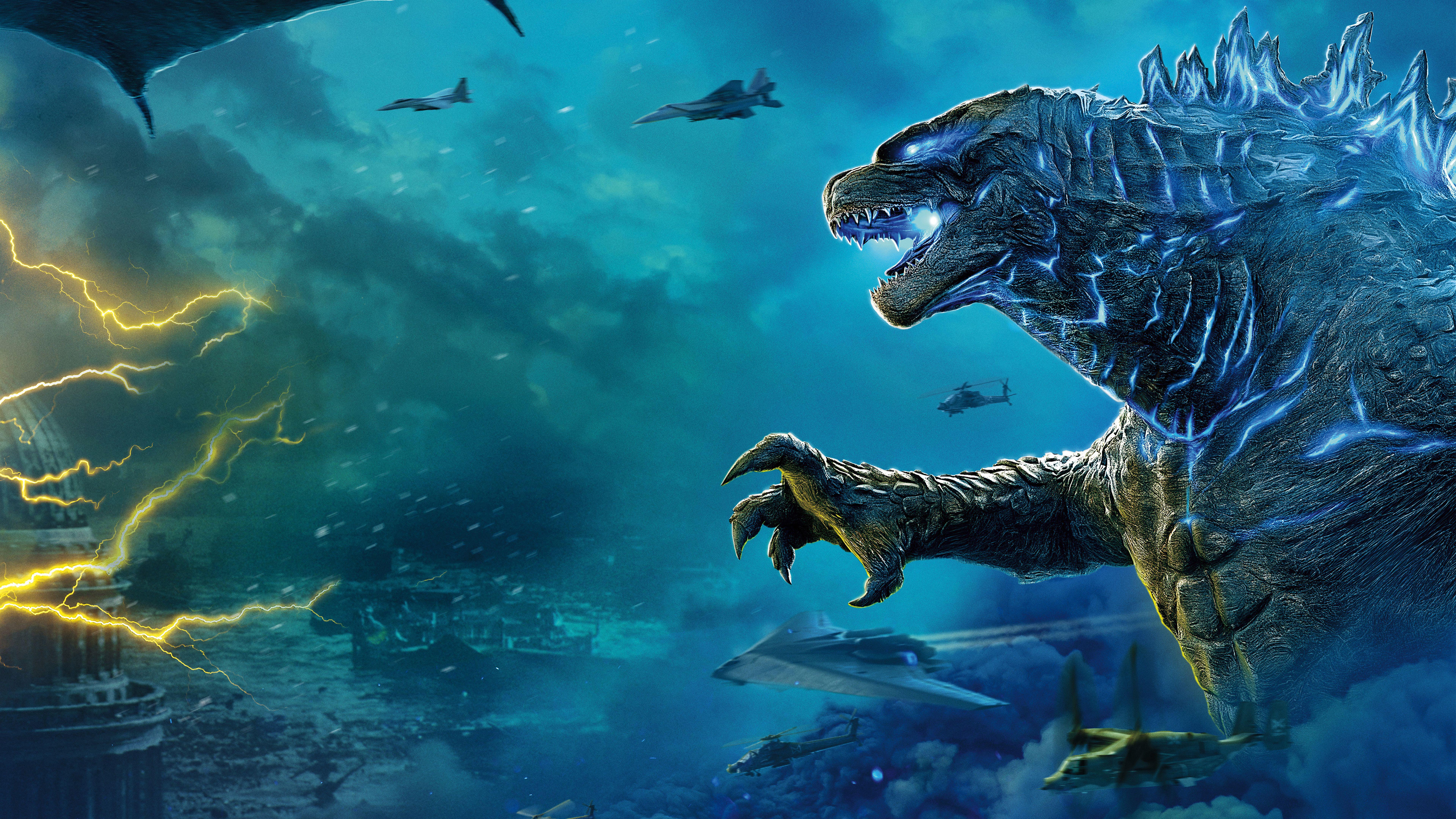 7680x4320 Godzilla: King of the Monsters Hình nền 8K