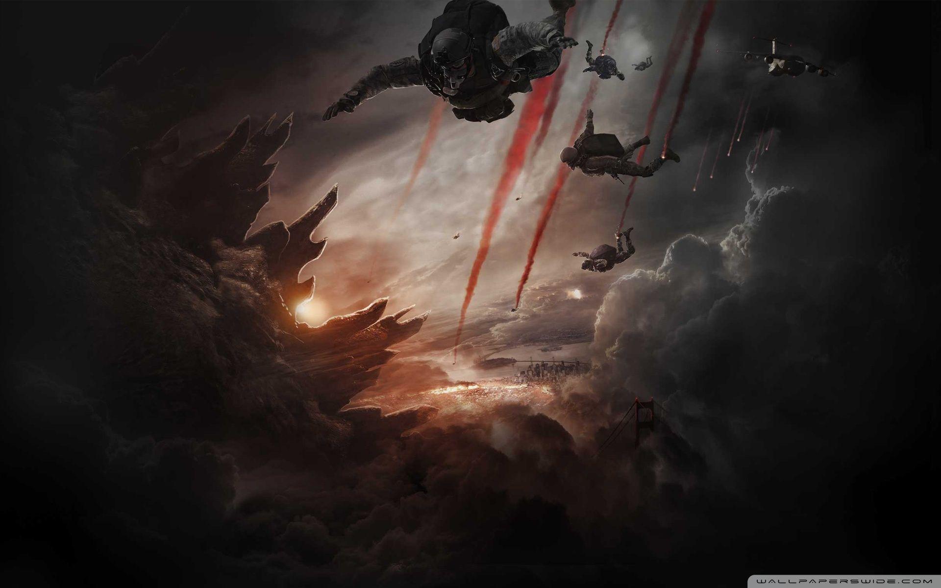 1920x1200 Godzilla 2014 Movie Ultra HD Desktop Background Wallpaper for 4K