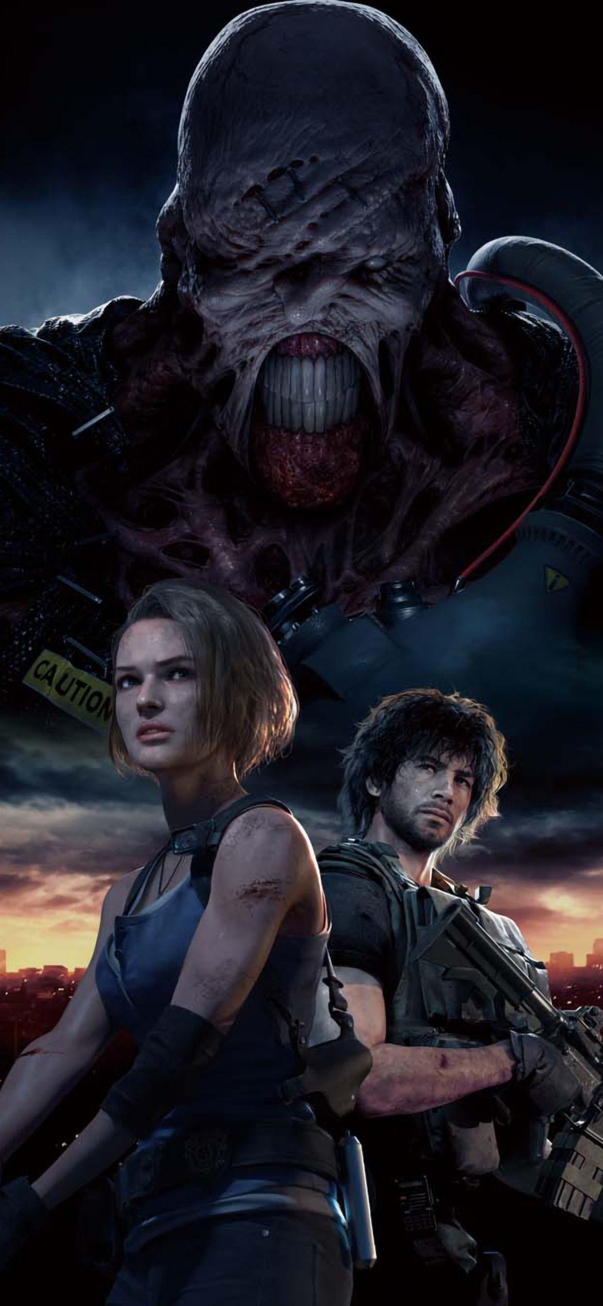 1242x2688 Resident Evil 3 Remake 2019 iPhone XS MAX Wallpaper, HD