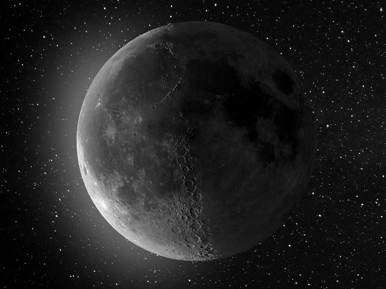 1280x960 Moon From Space 4K 1280x960 Resolution Wallpaper, HD