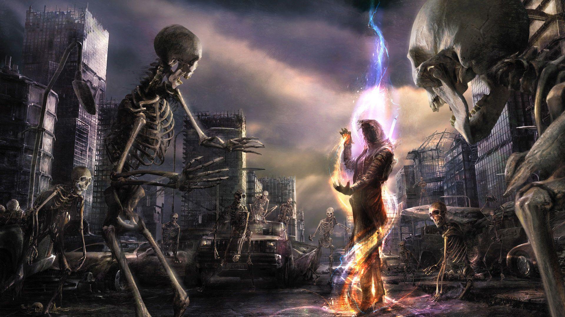 1920x1080 David Mann Biker Wallpaper